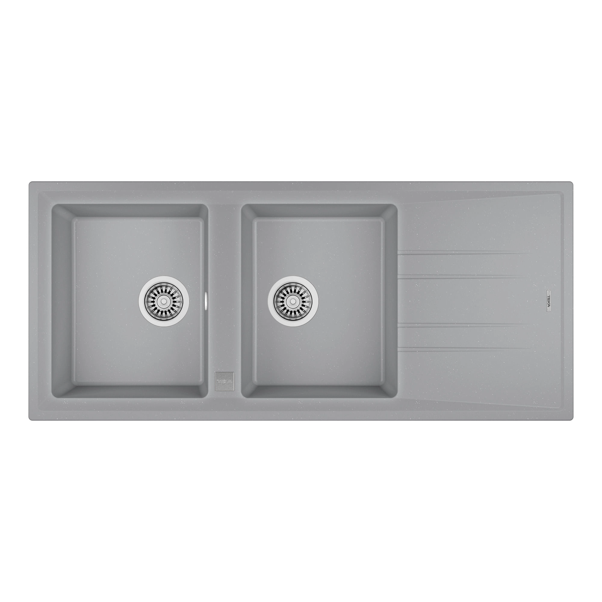 Lavaplatos Stone 2 Cubetas Y Escurridor Granito 510x1160x200 mm