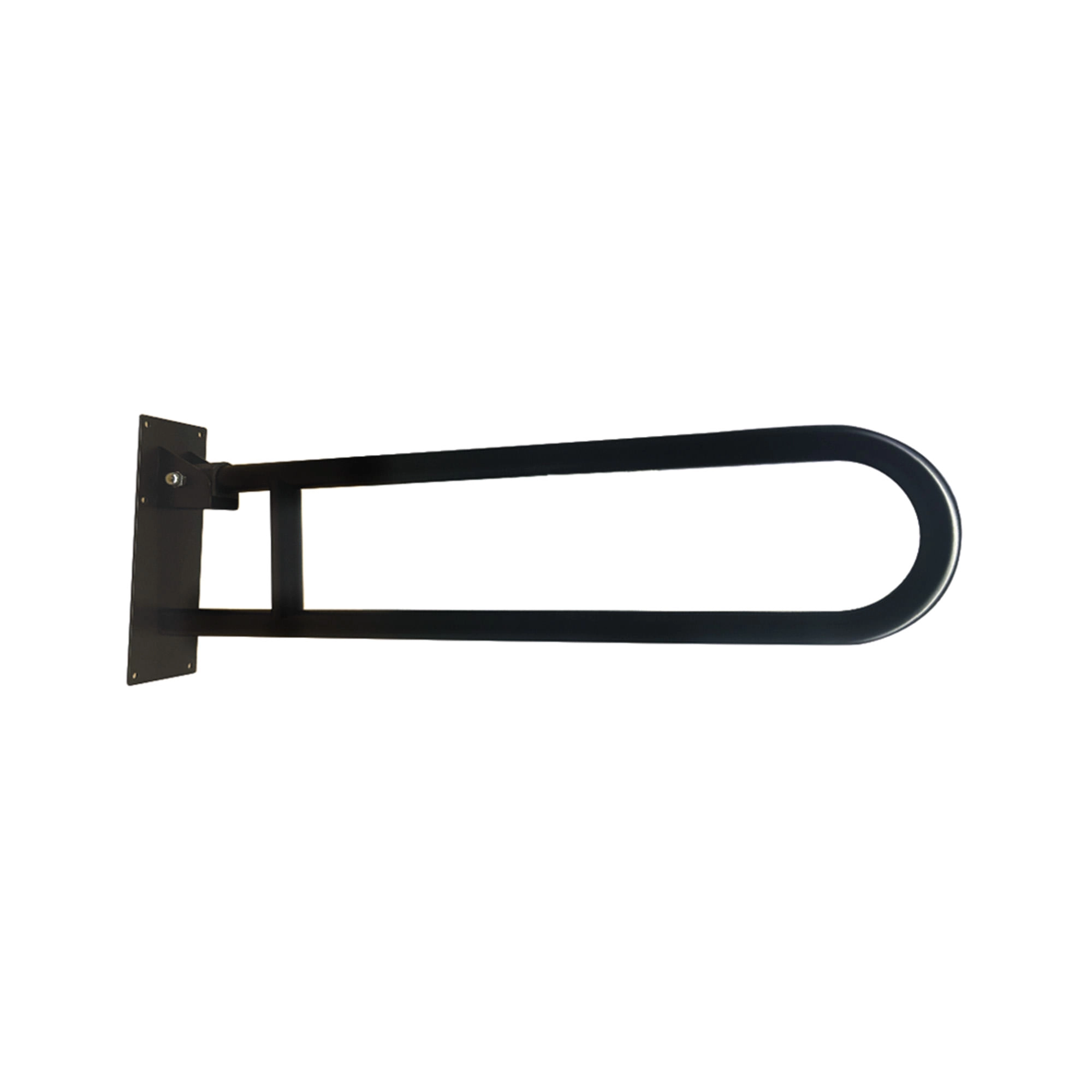 Barra De Seguridad Global Abatible 60 cm Negro Mate