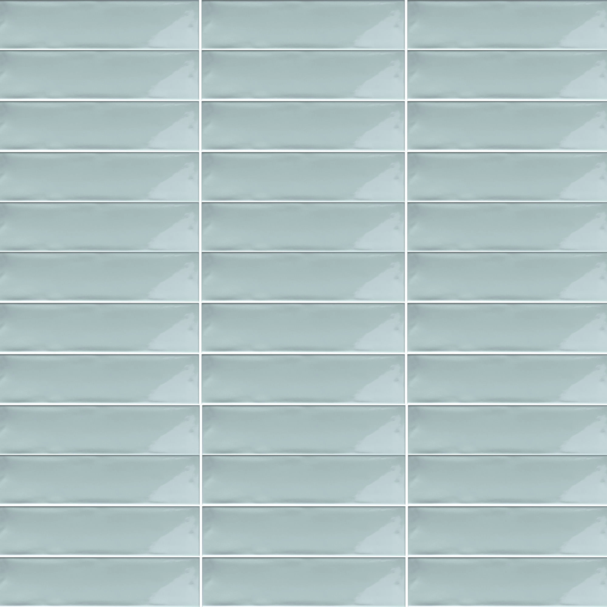 Cerámica Muro Ocean Sky Blue Brillante 7.5x30 cm