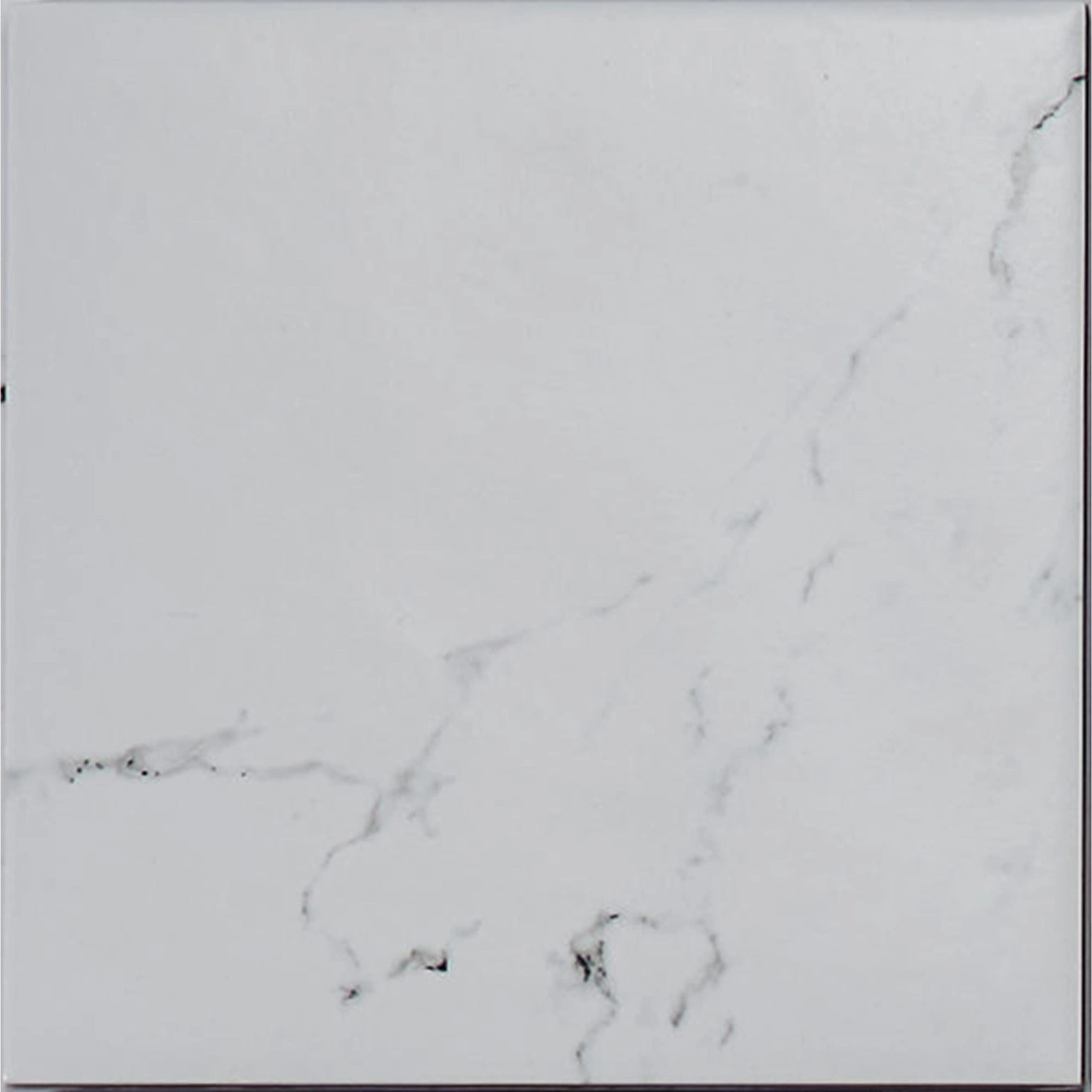 Porcelanato Calacatta Classic Blanco Mate 25x25 cm