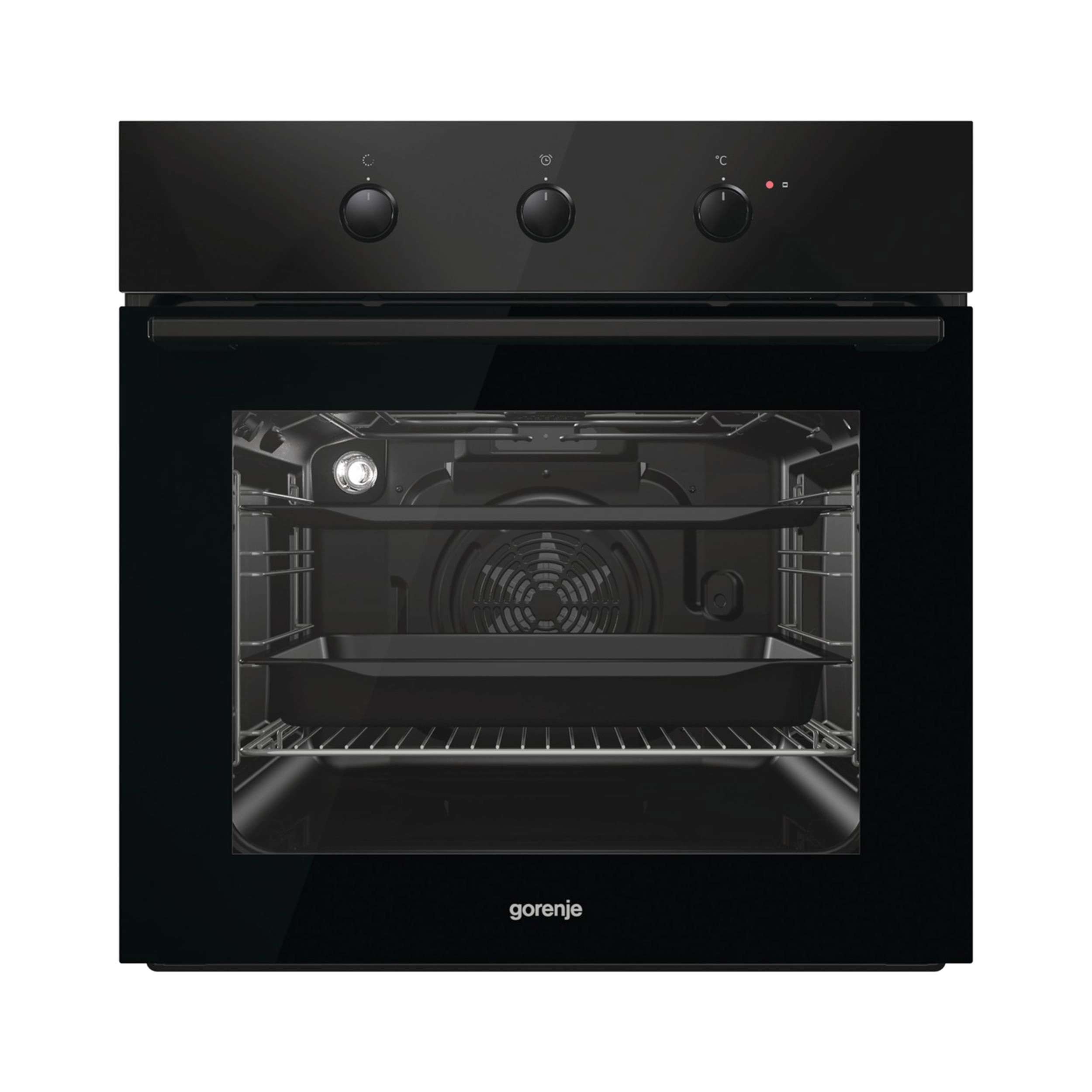 Horno Eléctrico Empotrable Acero Inoxidable Negro 60 cm