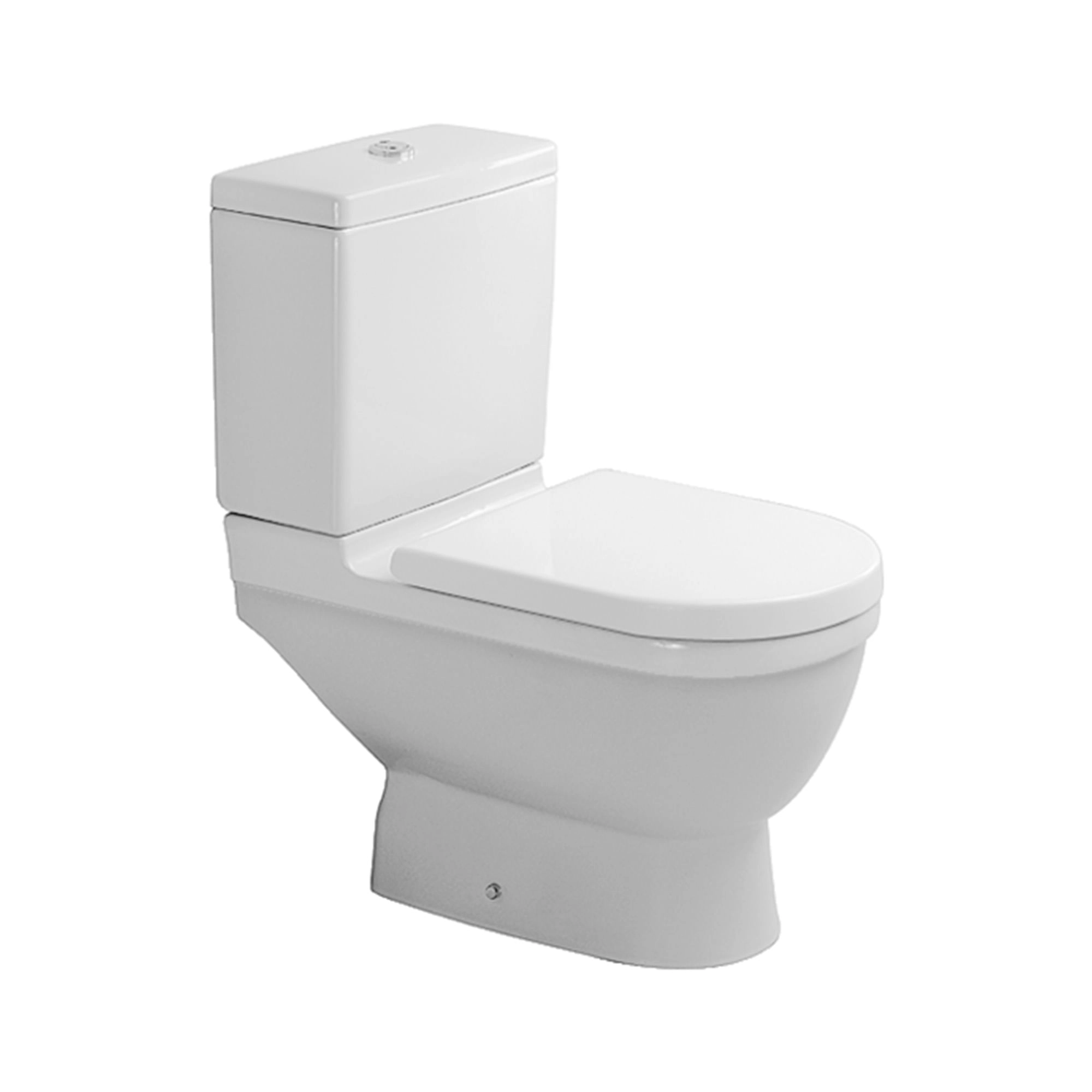 WC Two Piece Starck 3 Descarga a Piso 230 mm