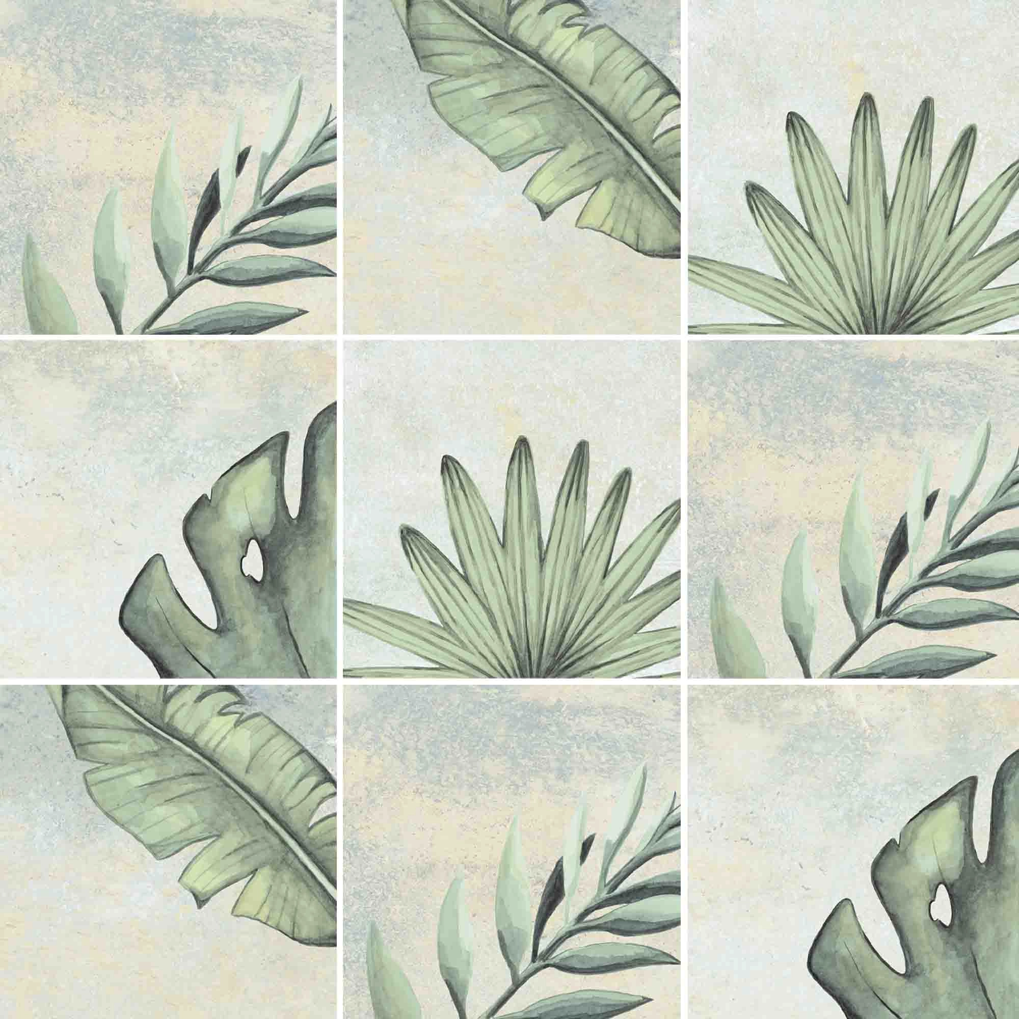 Porcelanato Botanic Jade Mate Antideslizante 25x25 cm