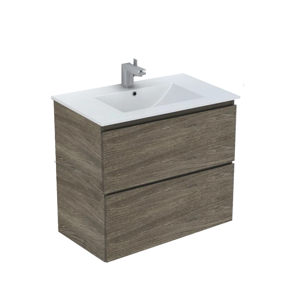 Mueble de Baño Delfos con Lavamanos 800x450x600 mm 2 Cajones Cinder