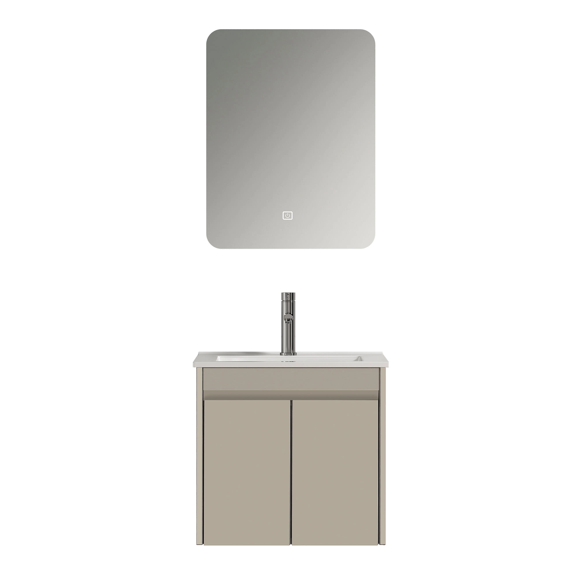 Mueble de Baño Nepal con Lavamanos 500x400x495 mm 2 Puertas Beige