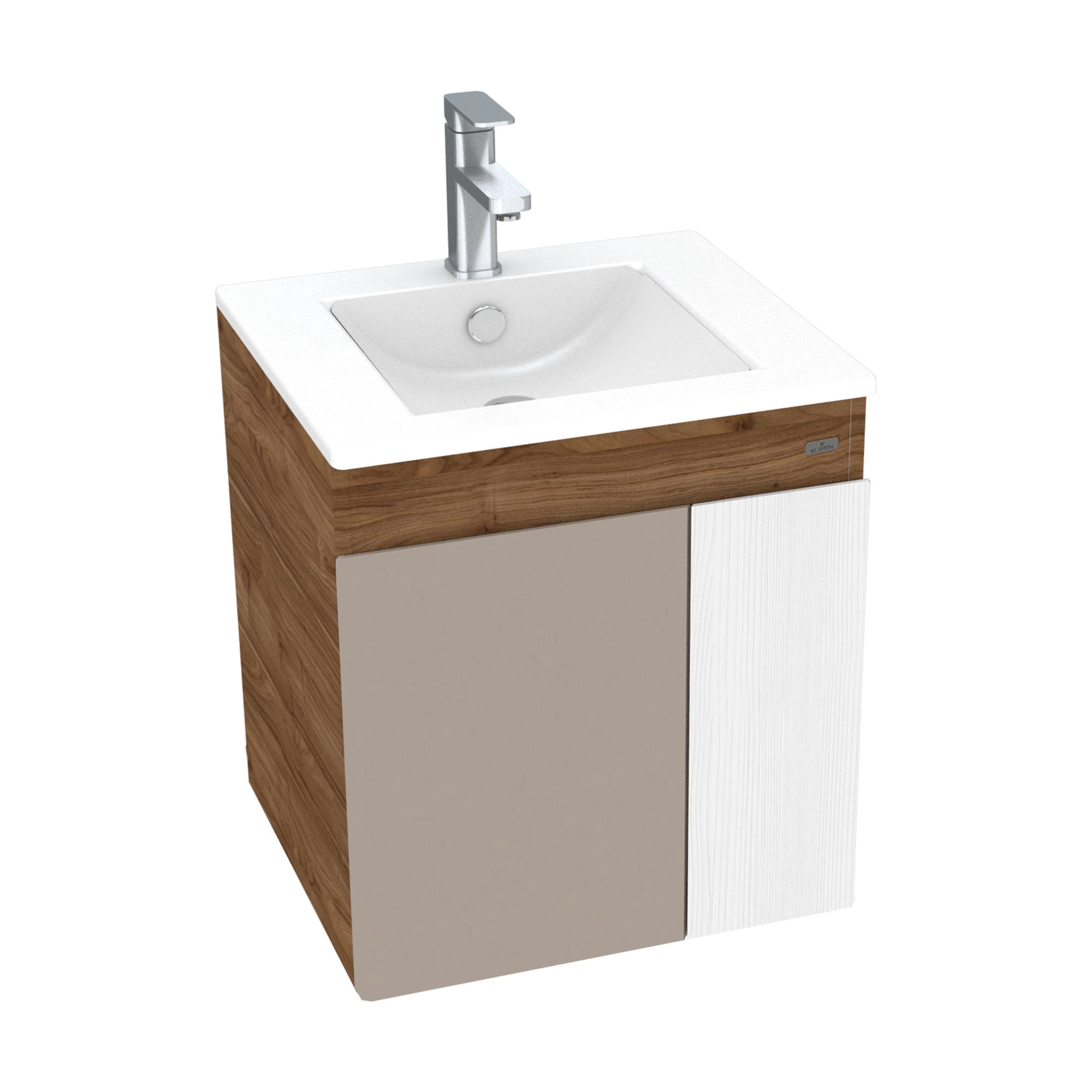 Mueble de Baño Kyle con Lavamanos 500x550 mm 2 Puertas Gales