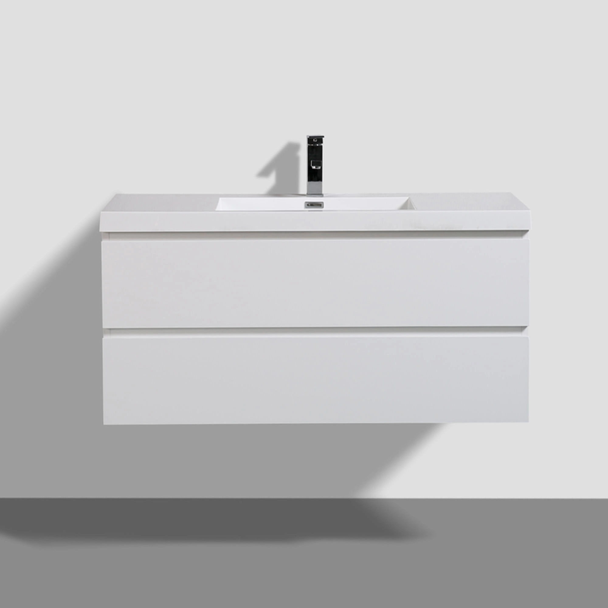 Mueble de Baño City con Lavamanos 1000x500x500 mm Blanco Brillo