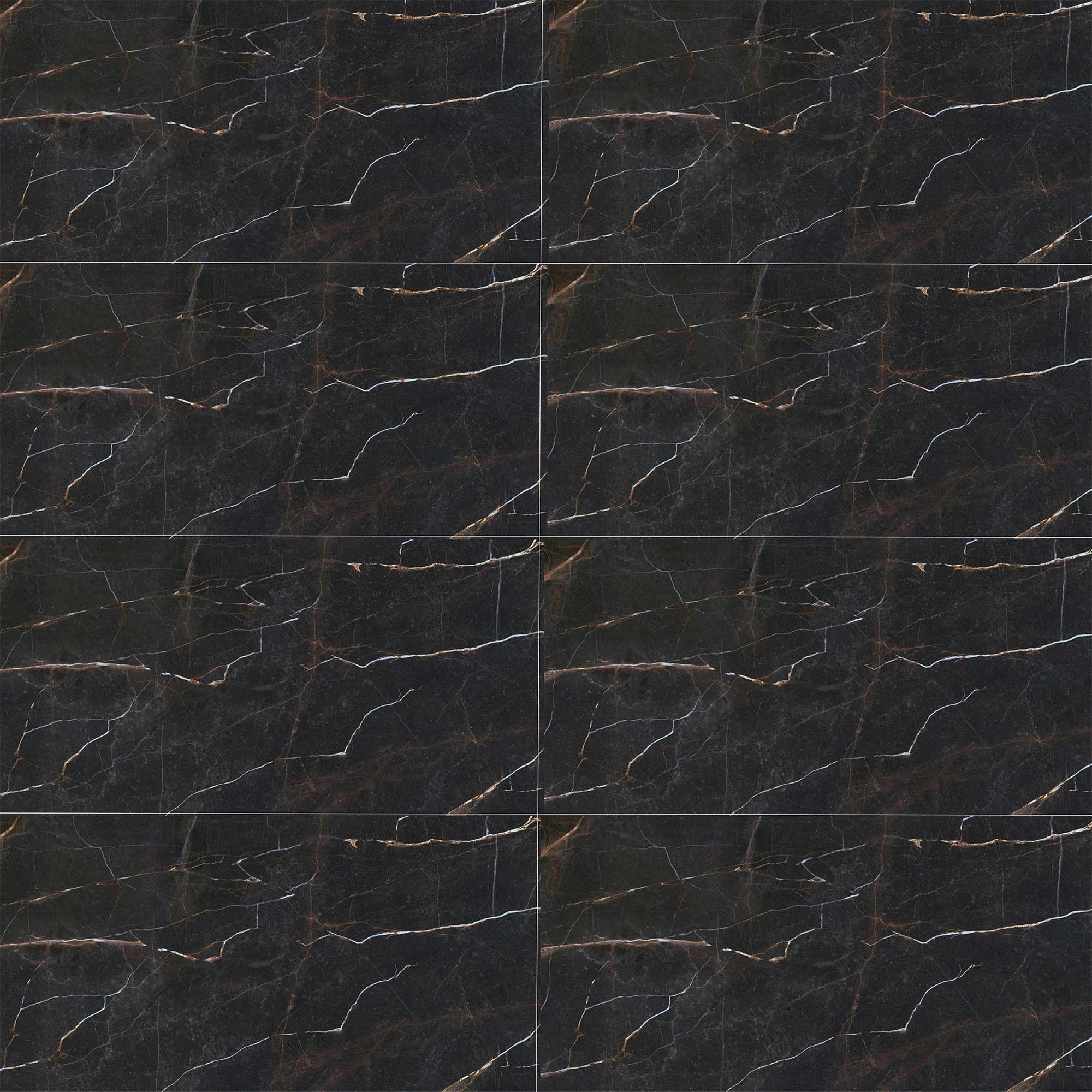 Porcelanato Laurent Negro Mate Semipulido 60x120 cm