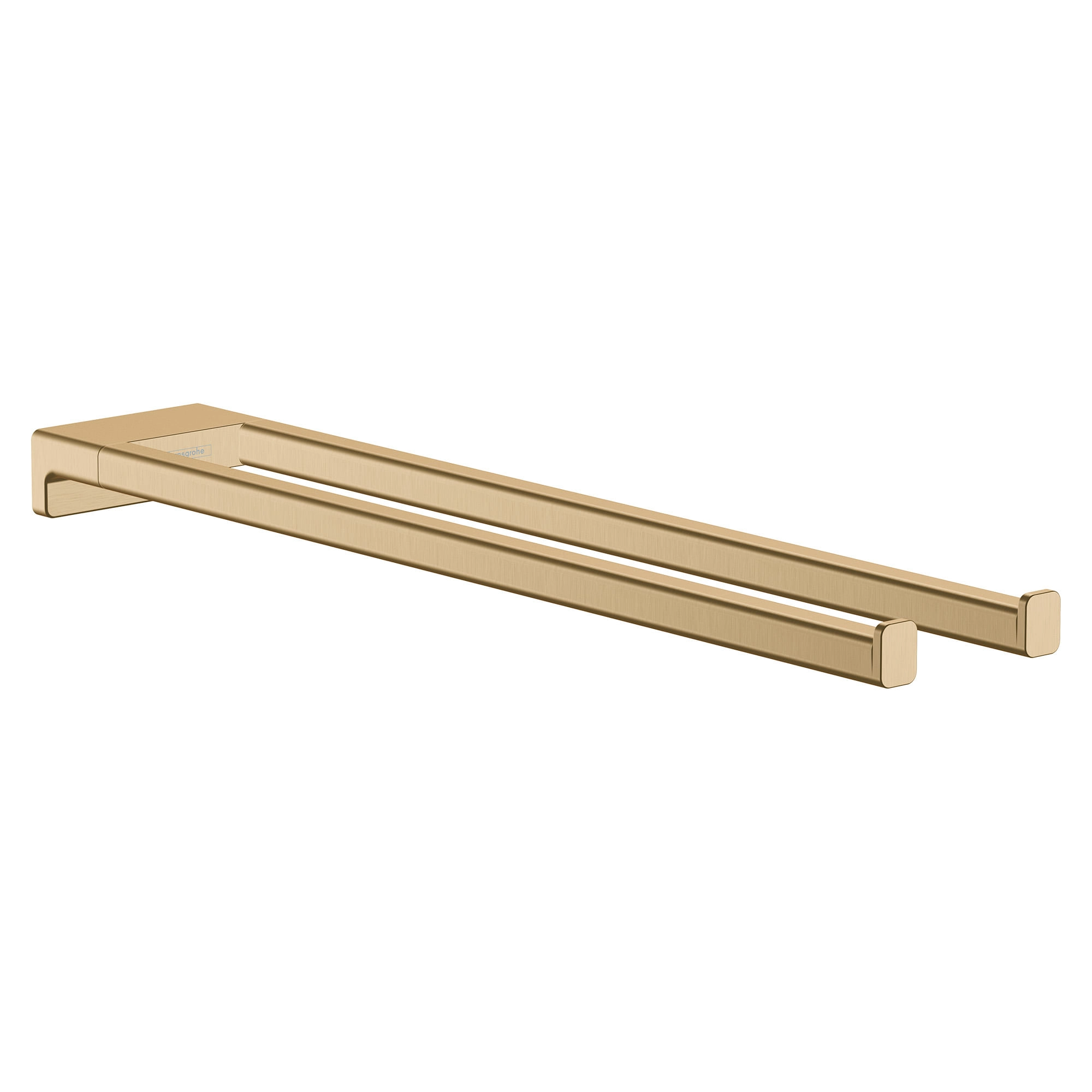 Toallero Addstoris de Barra Doble Metal Bronce 8x44.5x3.2 cm