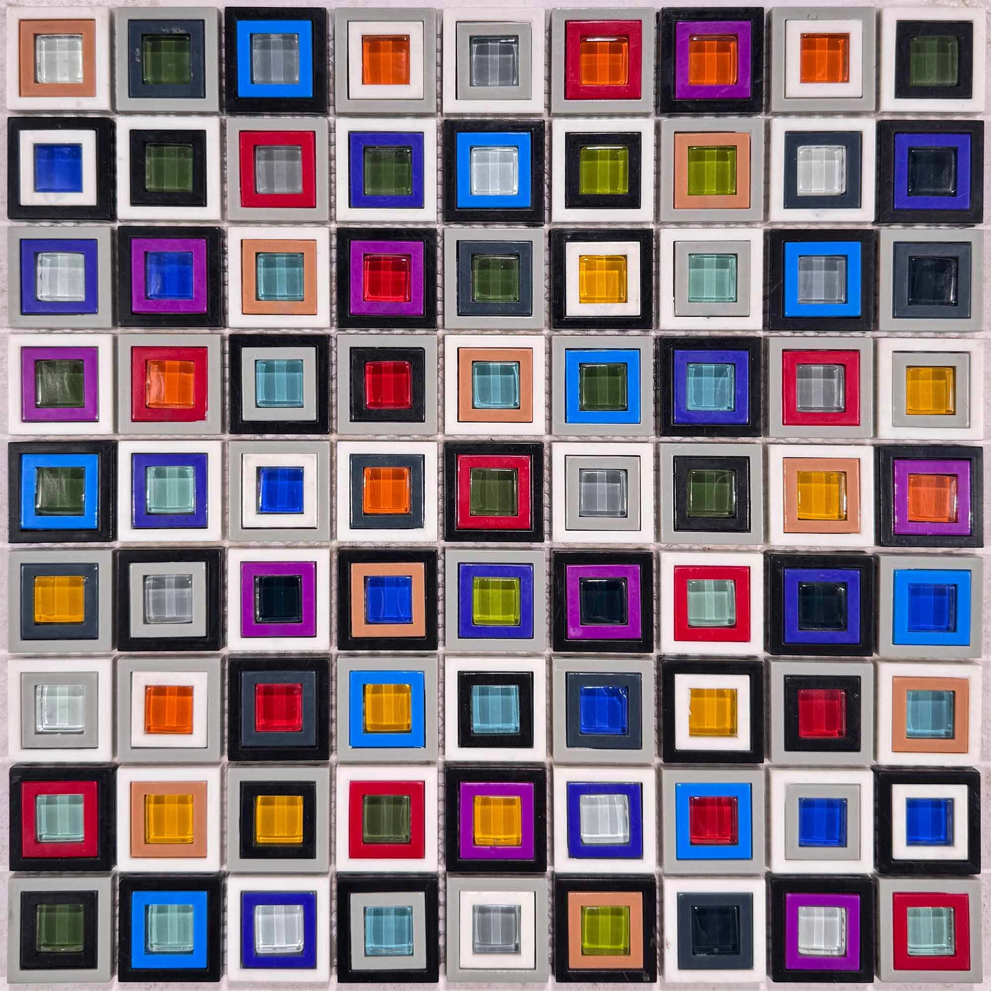 Mosaico Crystal Plastic Multicolor 30x30 cm