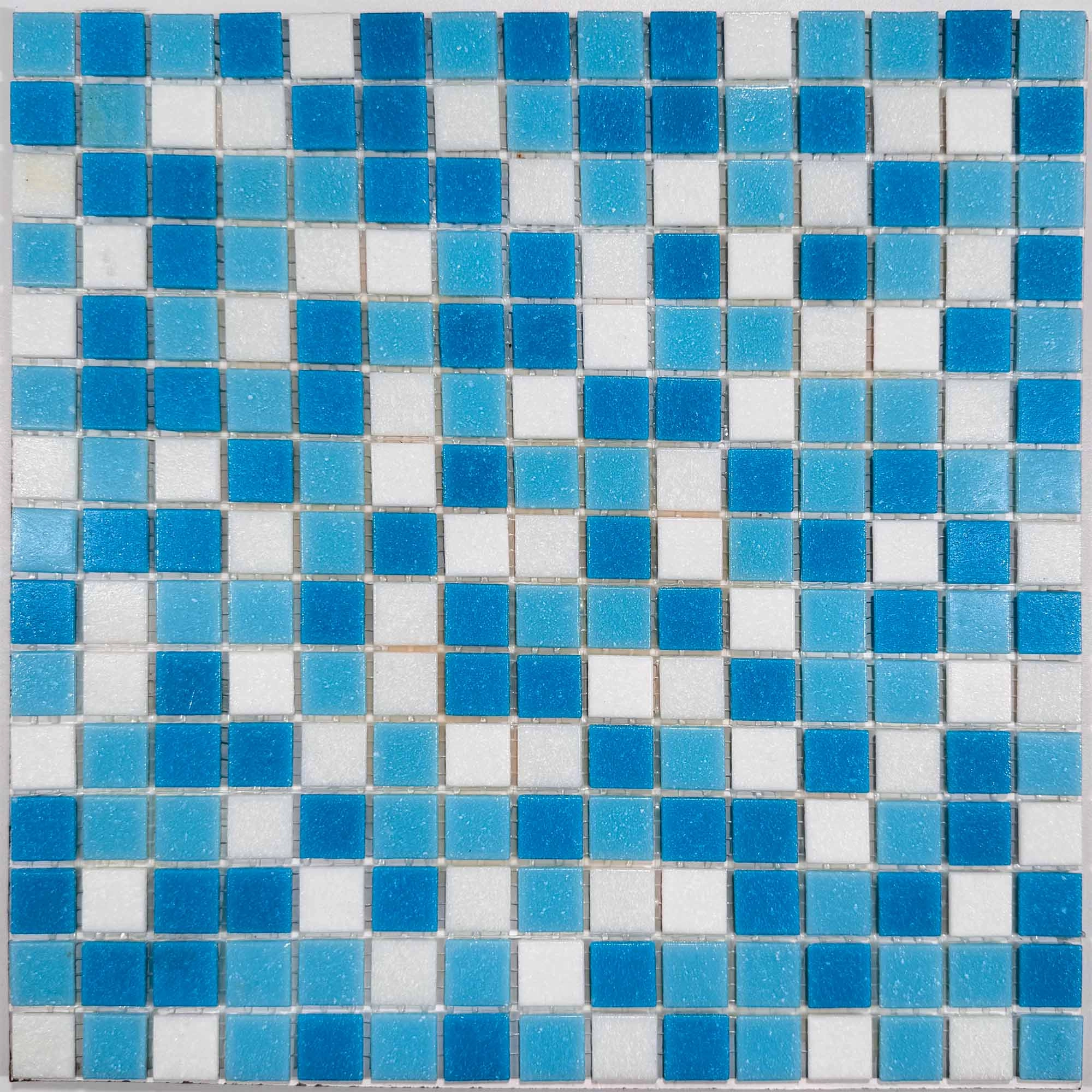 Mosaico Mezcla Cielo 32x32 cm