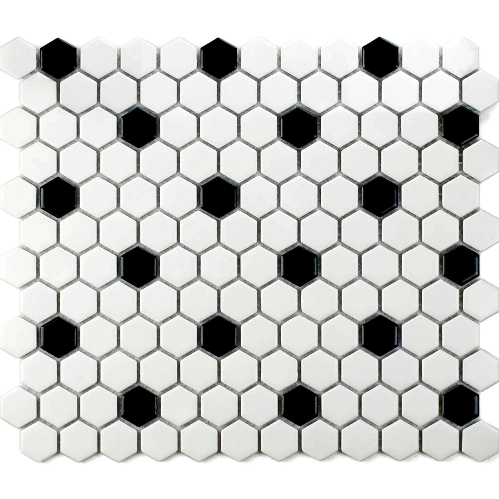 Mosaico White Flower 28x30 cm