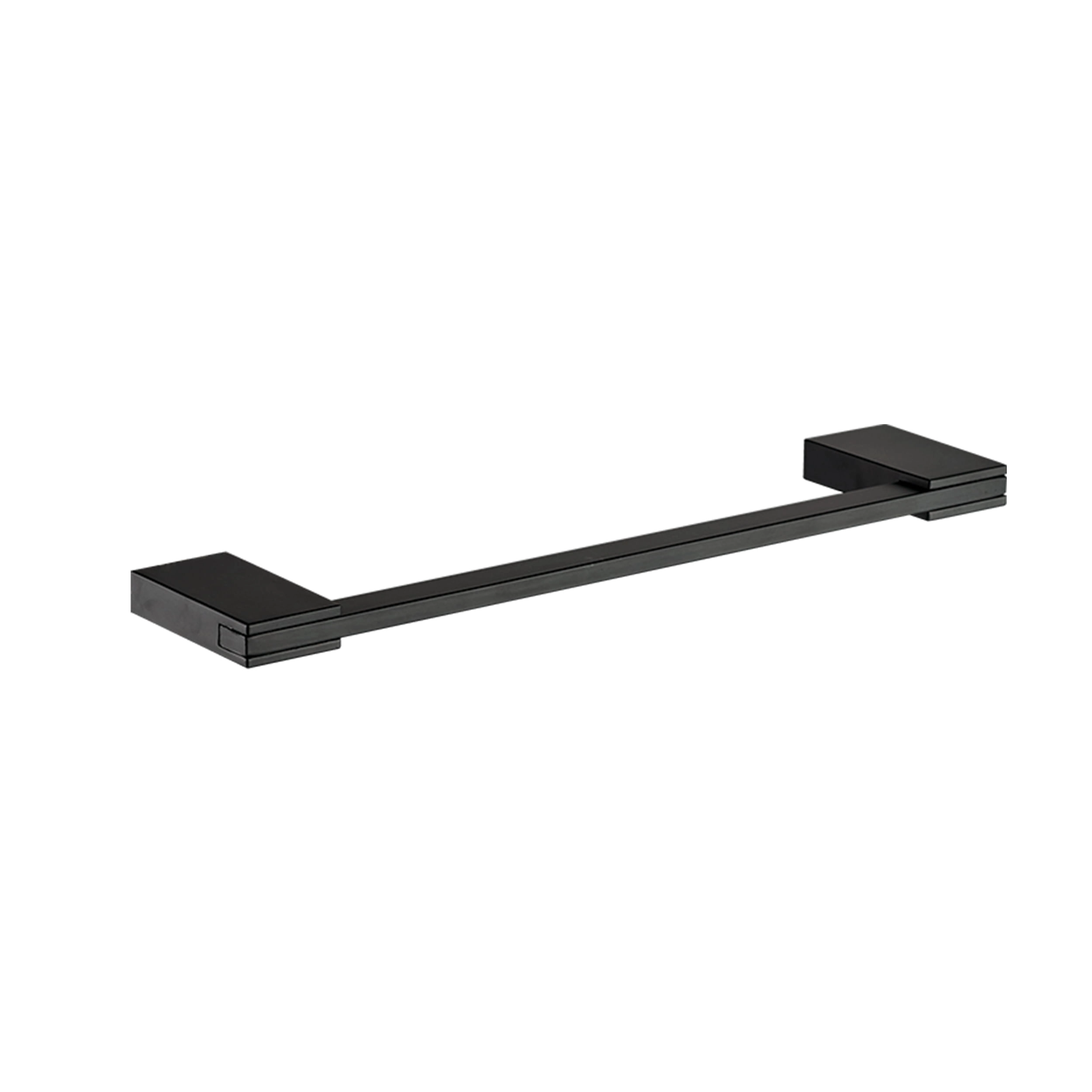 Toallero Asis de Barra Acero Inoxidable 304 Negro 30x6.5x5 cm