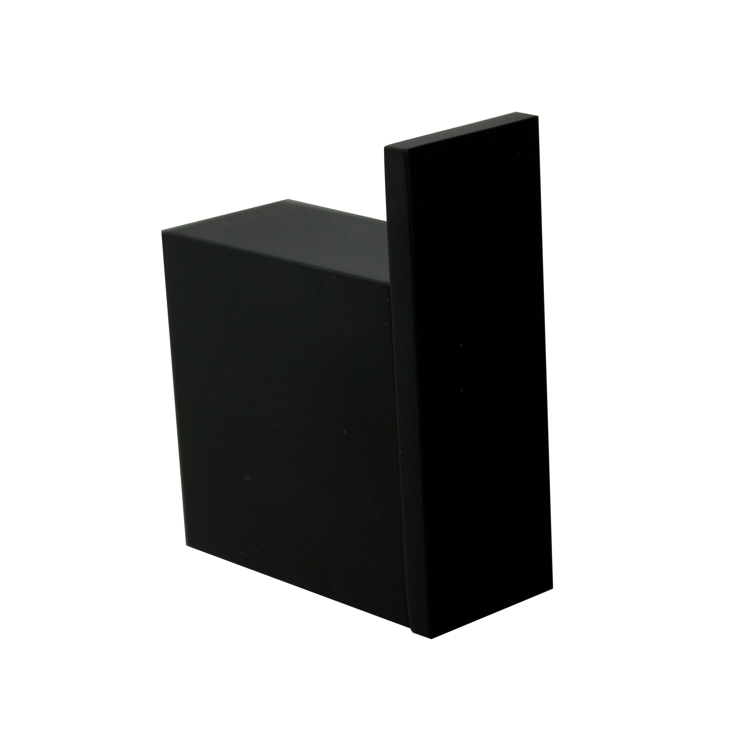 Percha Kubika Simple Latón Negro 2x4.5x5.5 cm