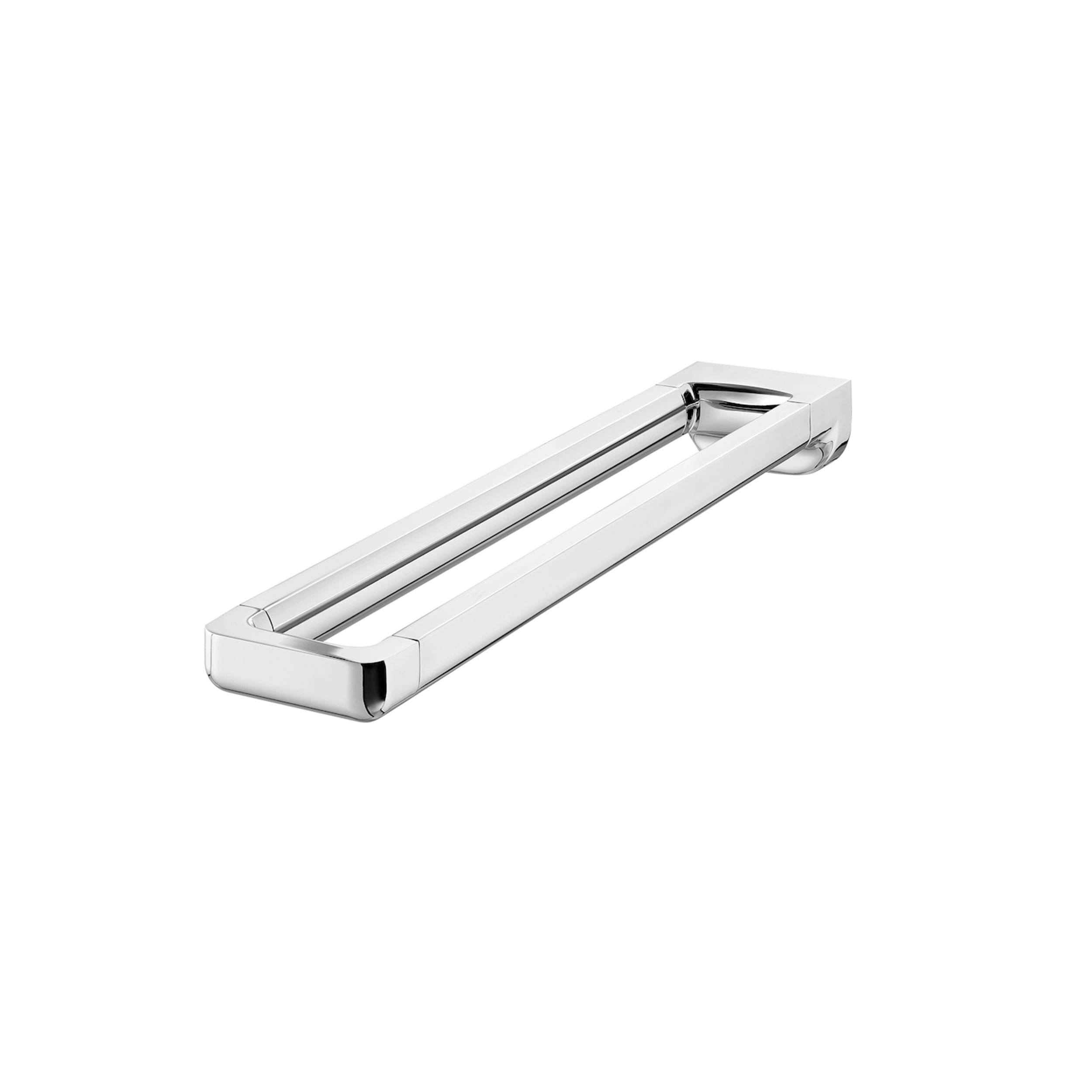 Toallero Tempo de Barra Doble Zamak Blanco 42x8x4.6 cm