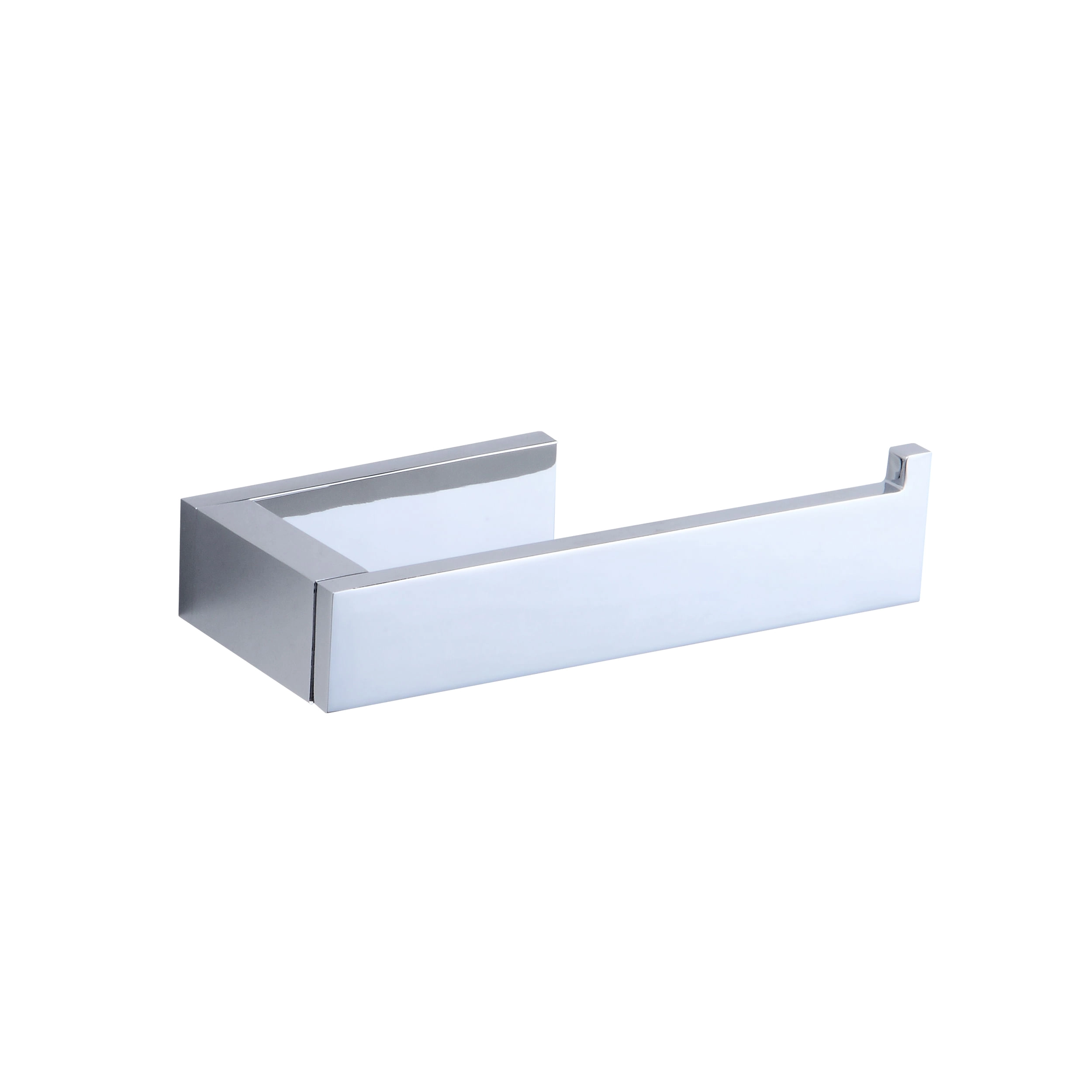 Portarollo Kubika sin Tapa Latón Cromado 15.6x7.5x4 cm
