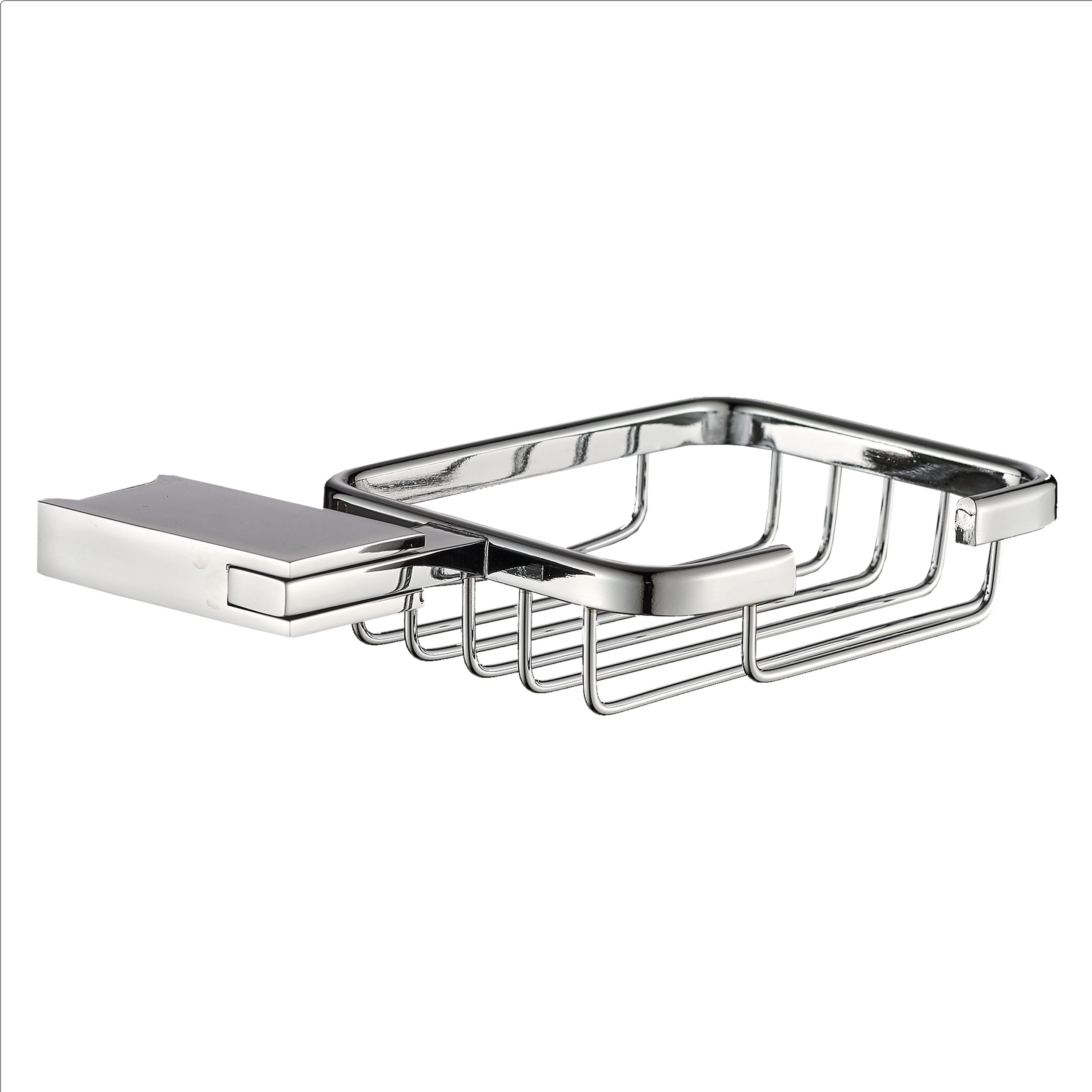 Jabonera Asis Rejilla Acero Inoxidable 304 Cromado 16.5x9x3 cm