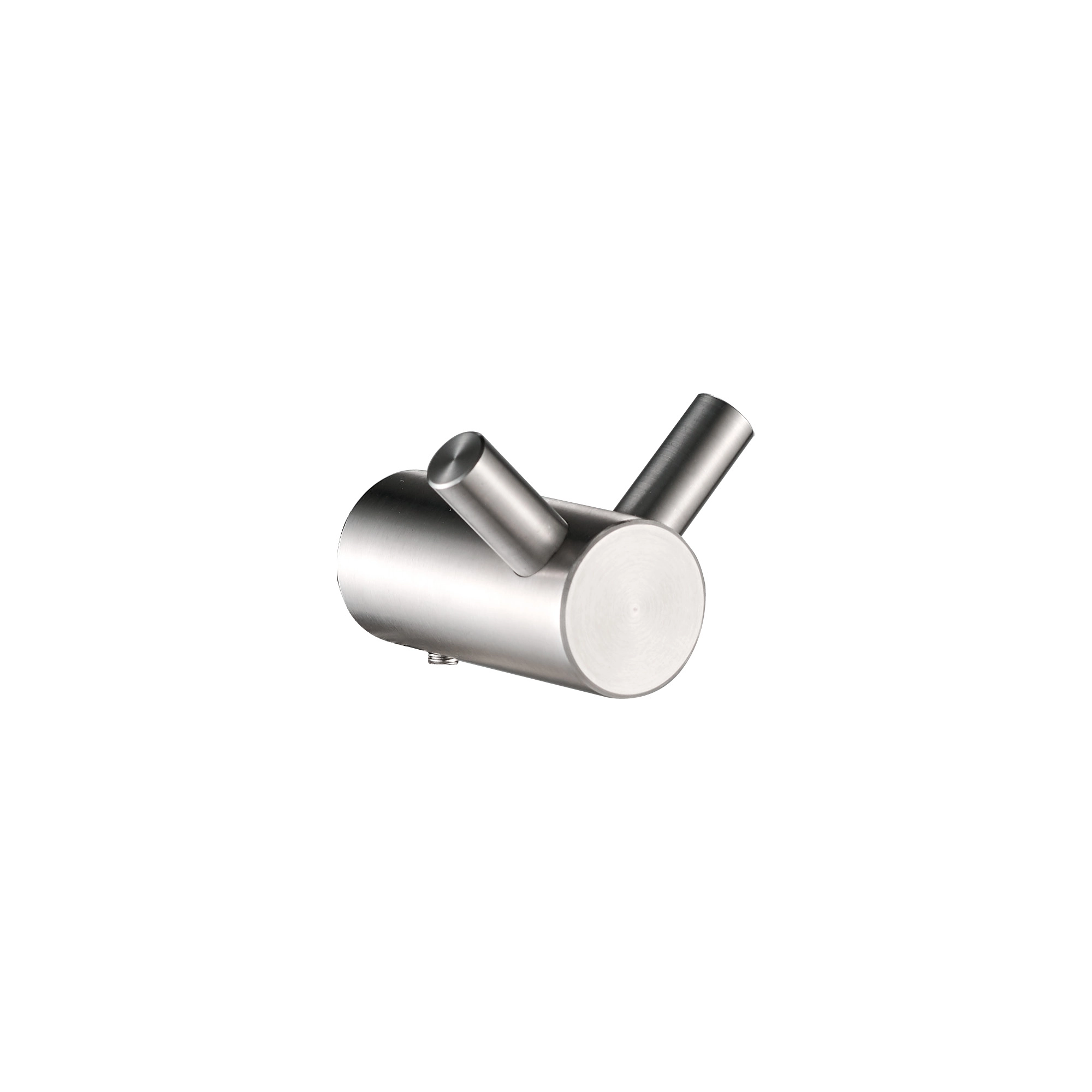 Percha Home Doble Acero Inoxidable Cromado 2.5x5.5x2.5 cm