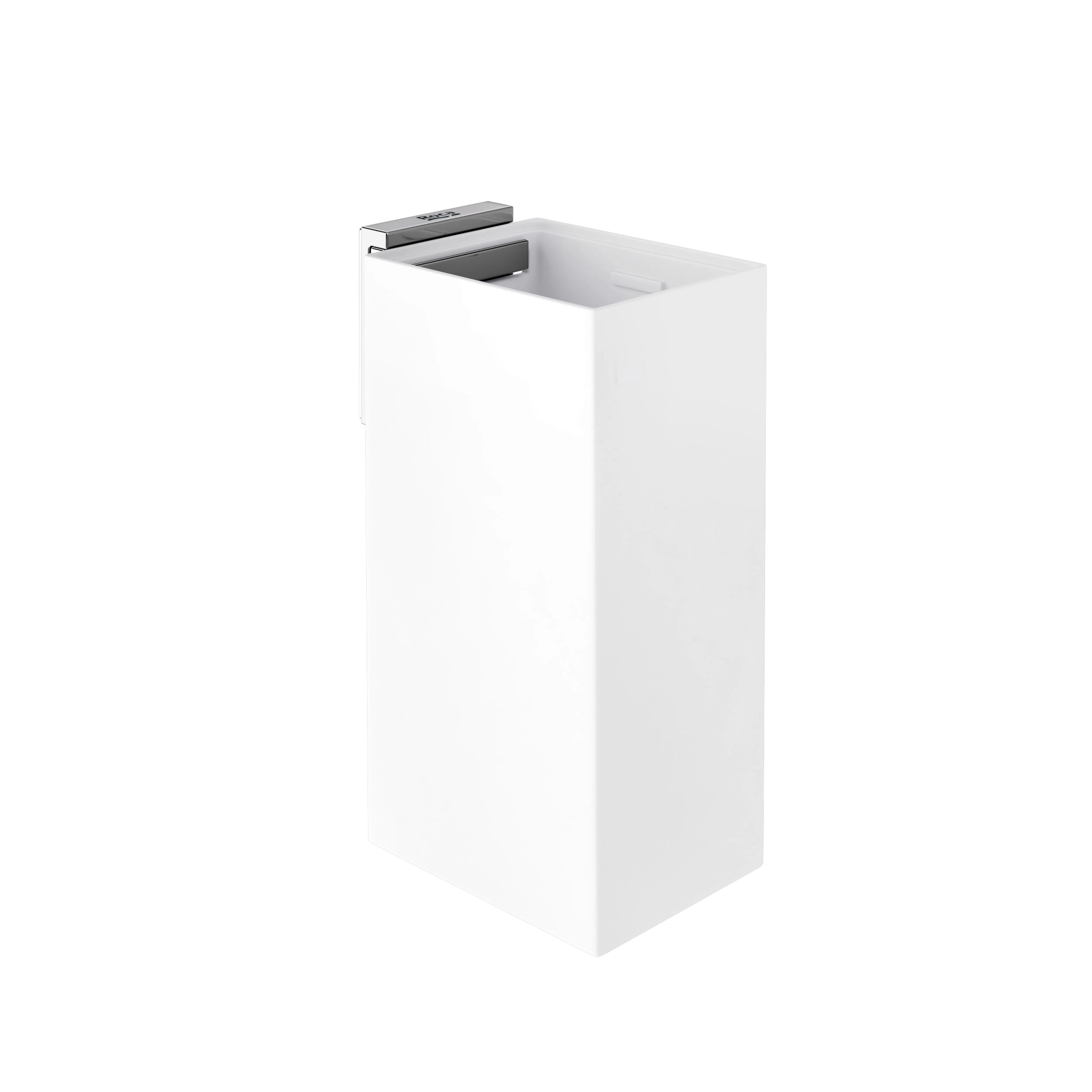 Portacepillo Rubik Metal Blanco 5.5x8.1x13.6 cm