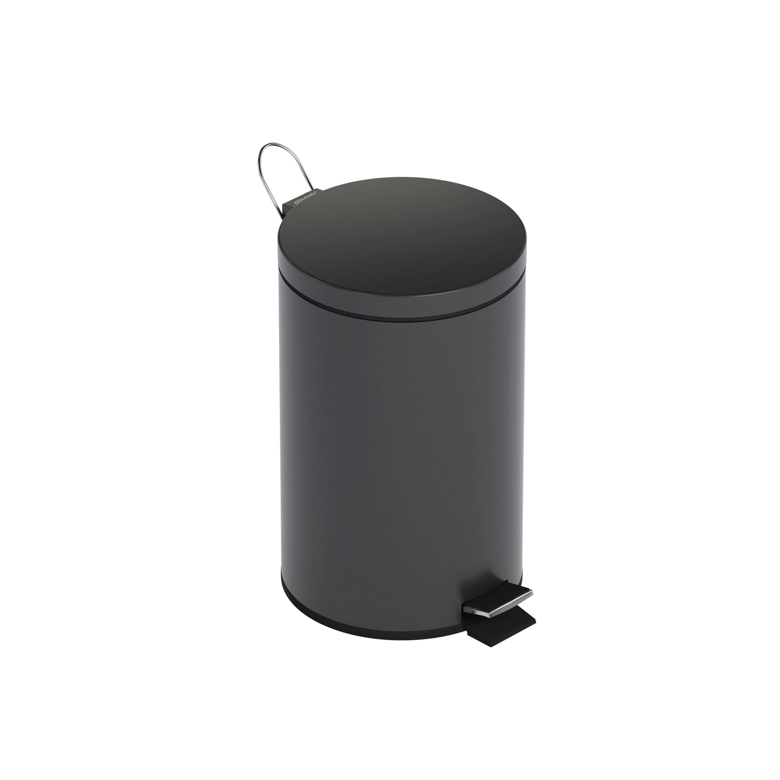 Basurero Pompei Acero Inoxidable 304 Negro