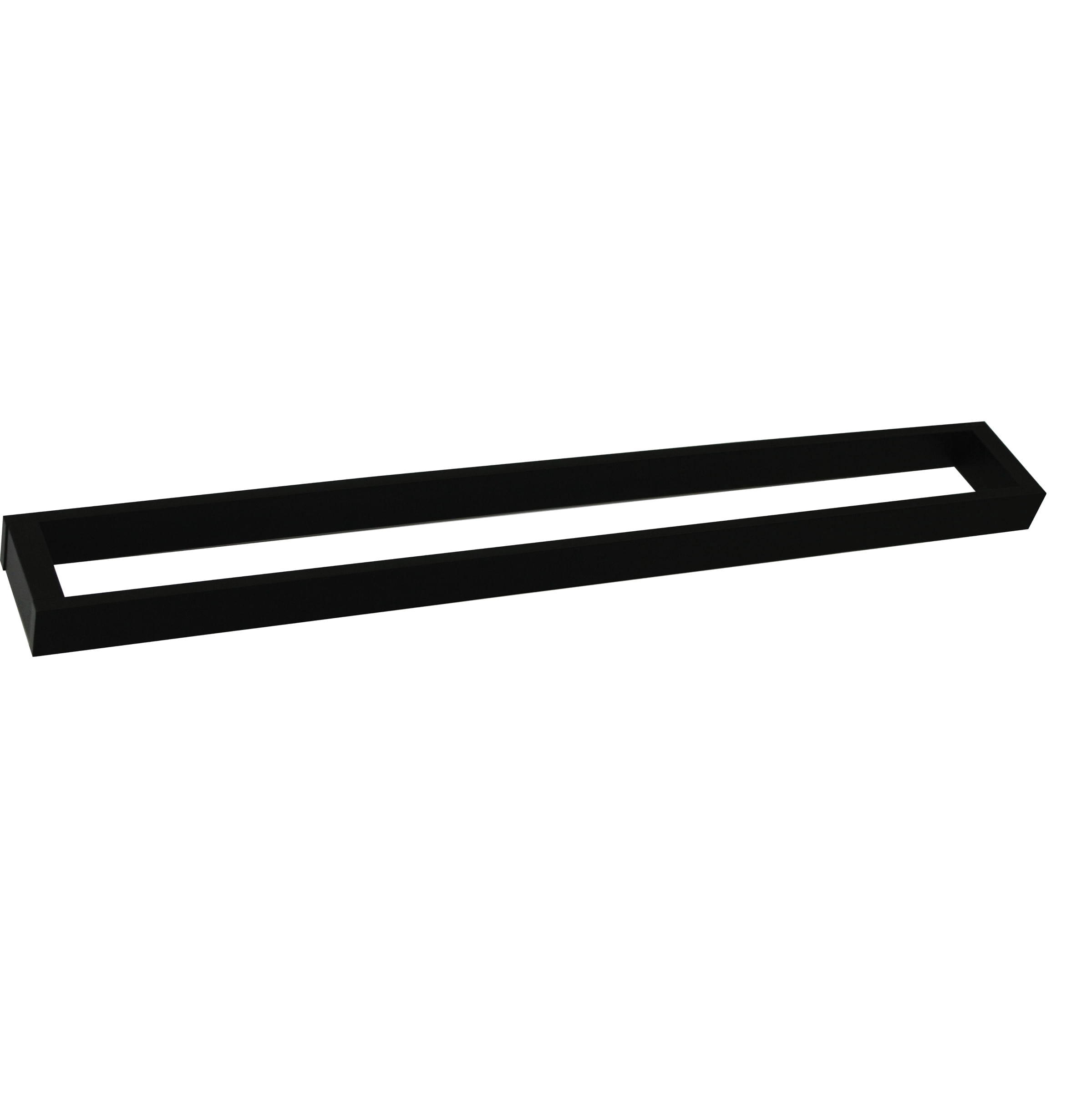 Toallero Kubika de Barra Latón Negro 60x7x3 cm