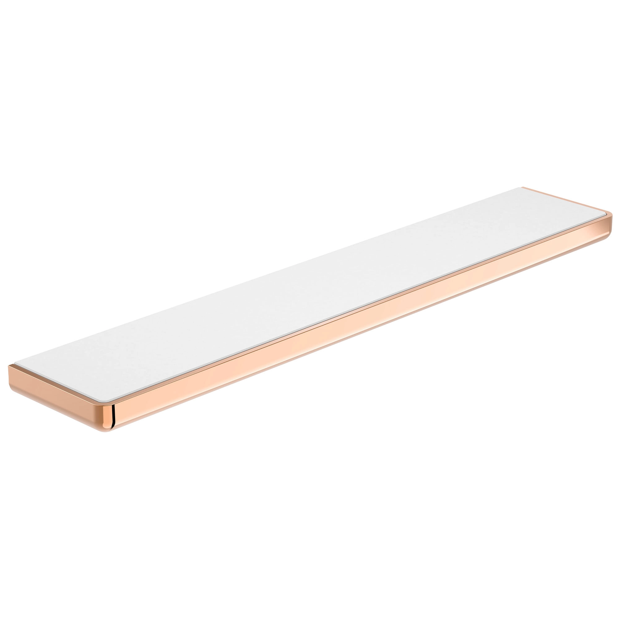 Repisa Tempo Mural Metal Rosado 60x11x2.5 cm