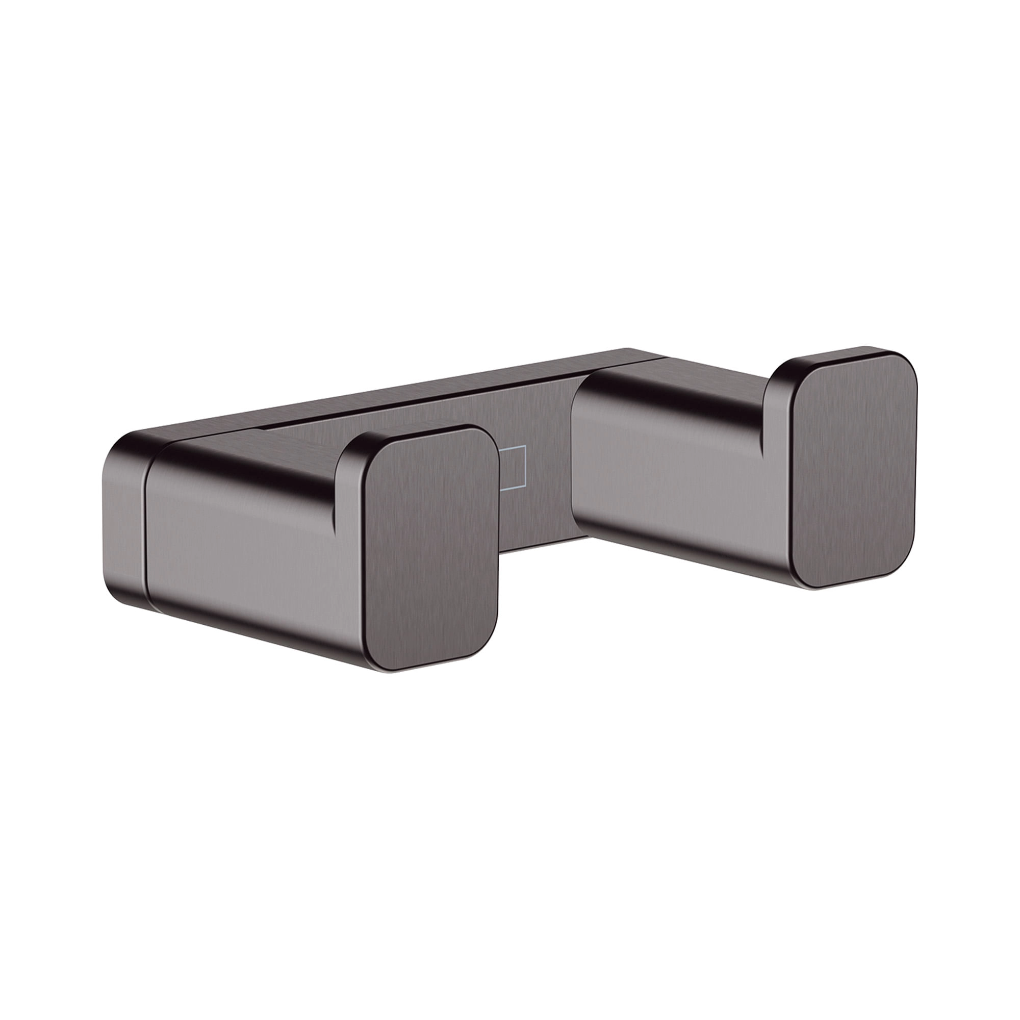 Percha Addstoris Doble Metal Grafito 6.6x3.6x2.1 cm