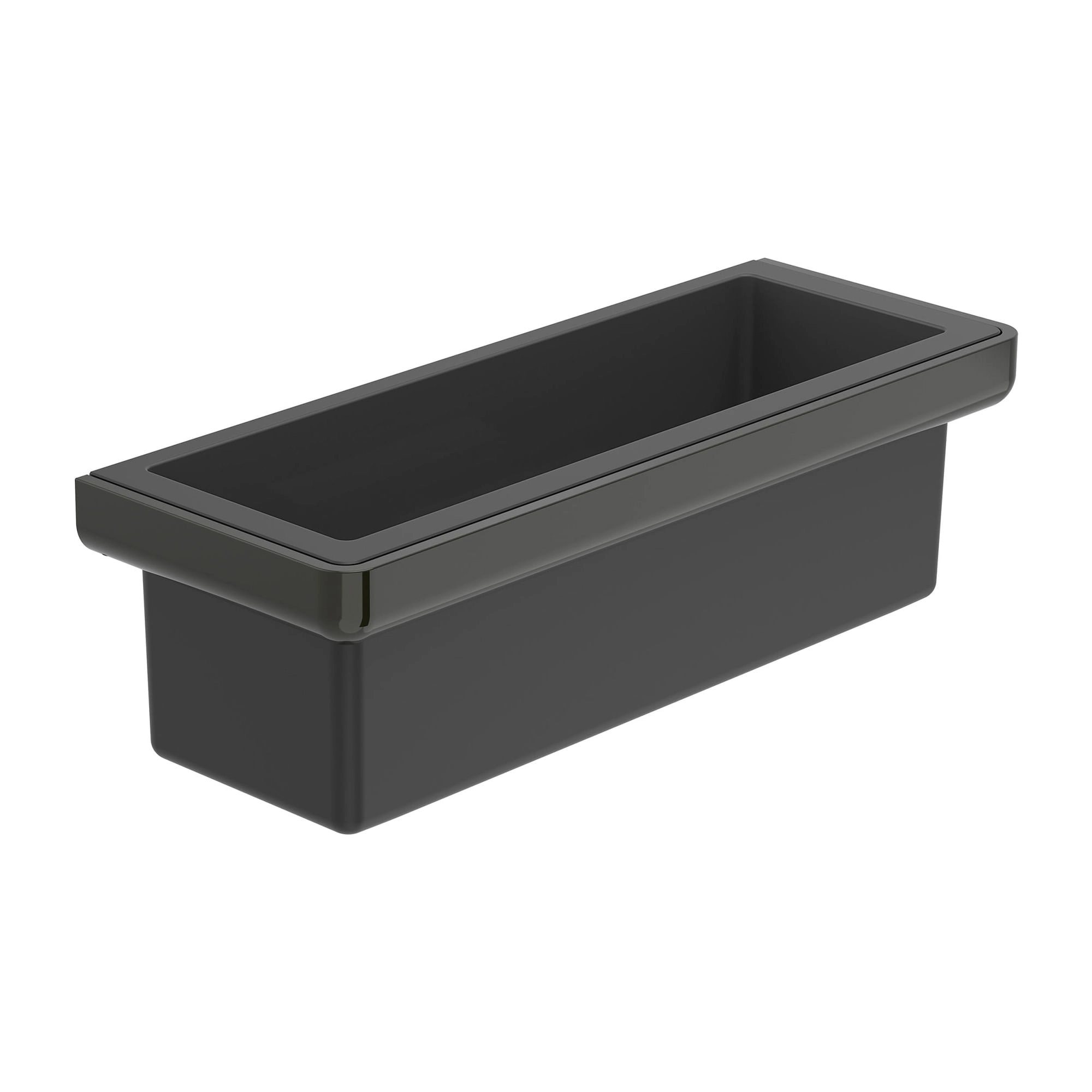Contenedor Tempo Metal Negro 30x11 cm