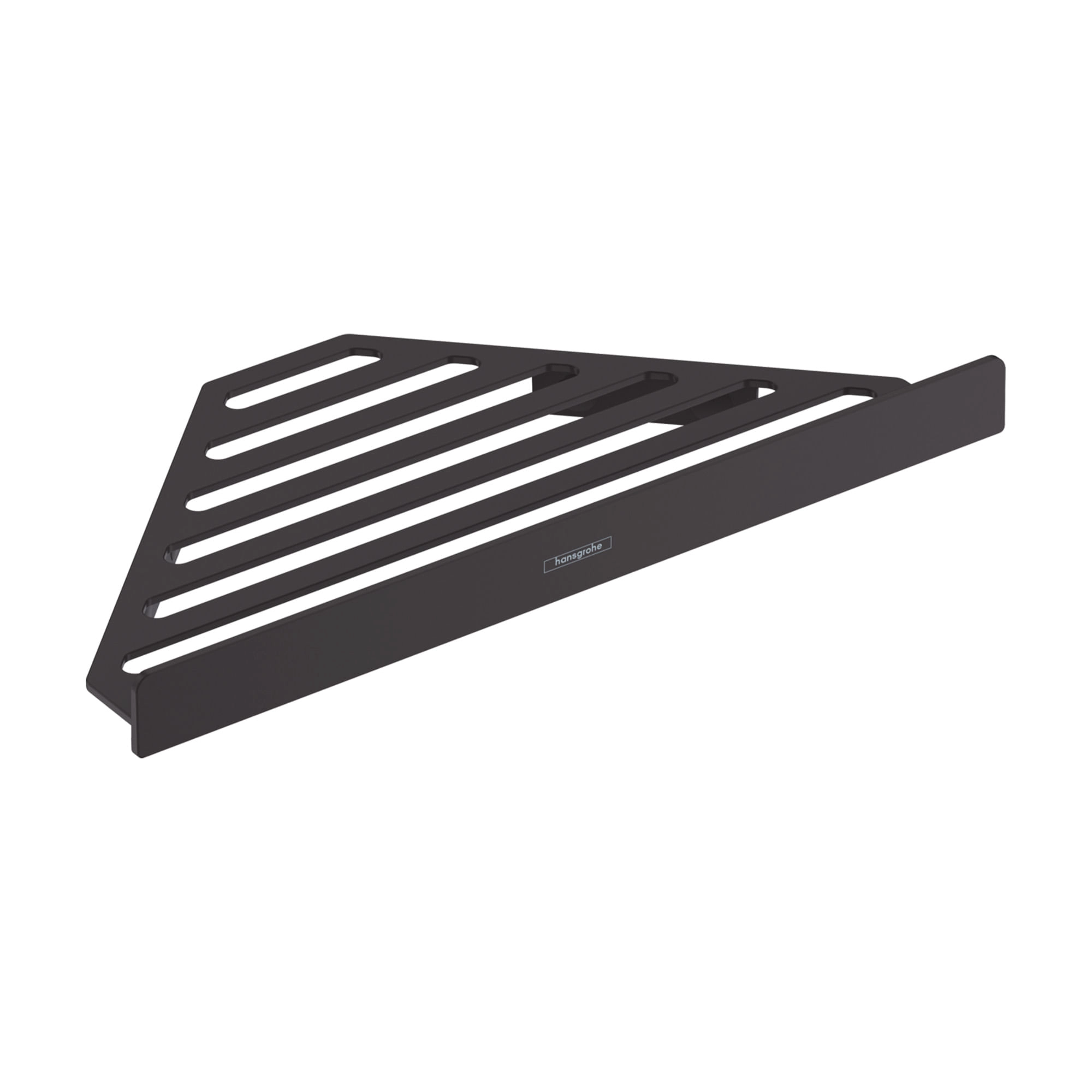 Jabonera Addstoris Rejilla Mural Metal Negro 30.5x14.8x2.5 cm