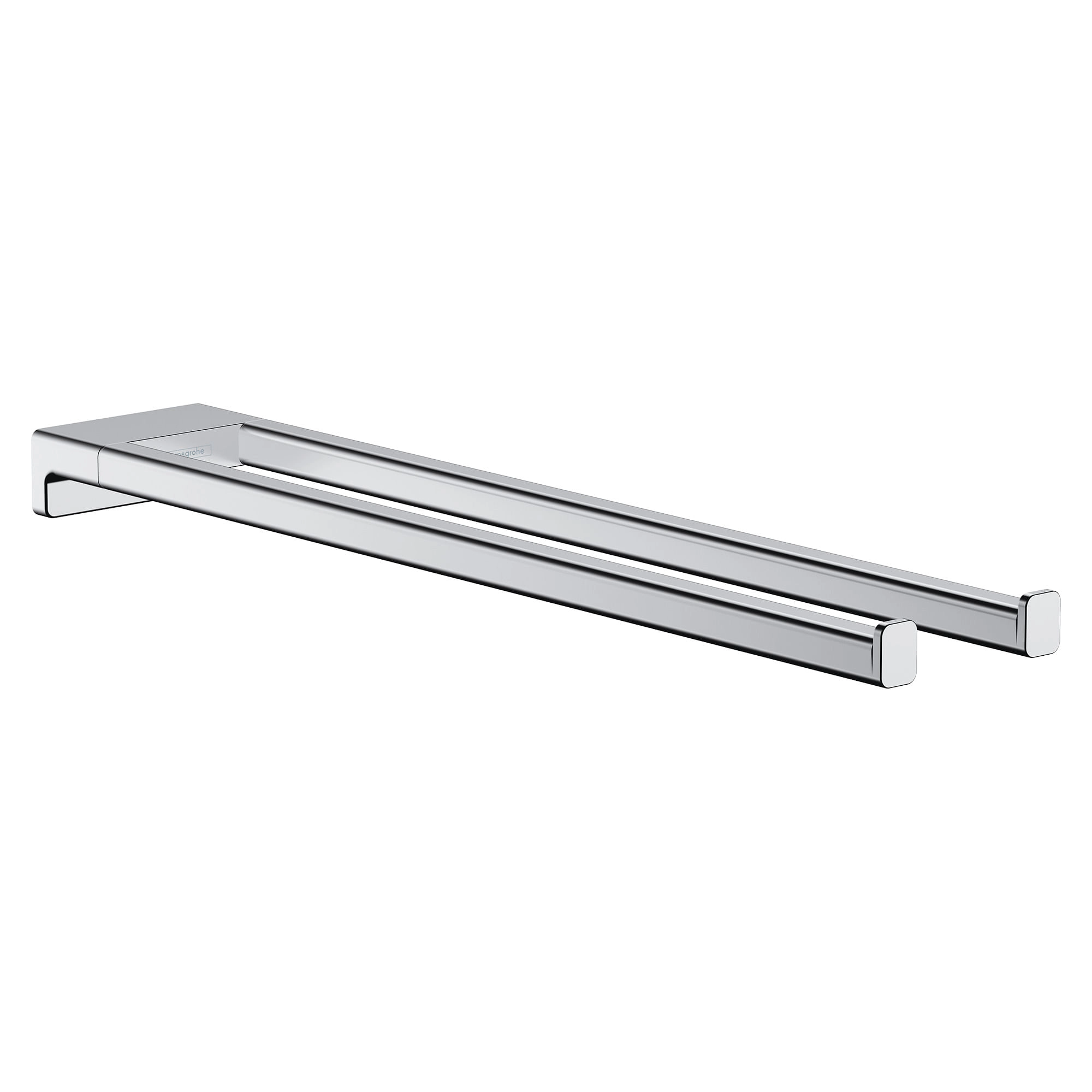 Toallero Addstoris de Barra Doble Metal Cromado 8x44.5x3.2 cm
