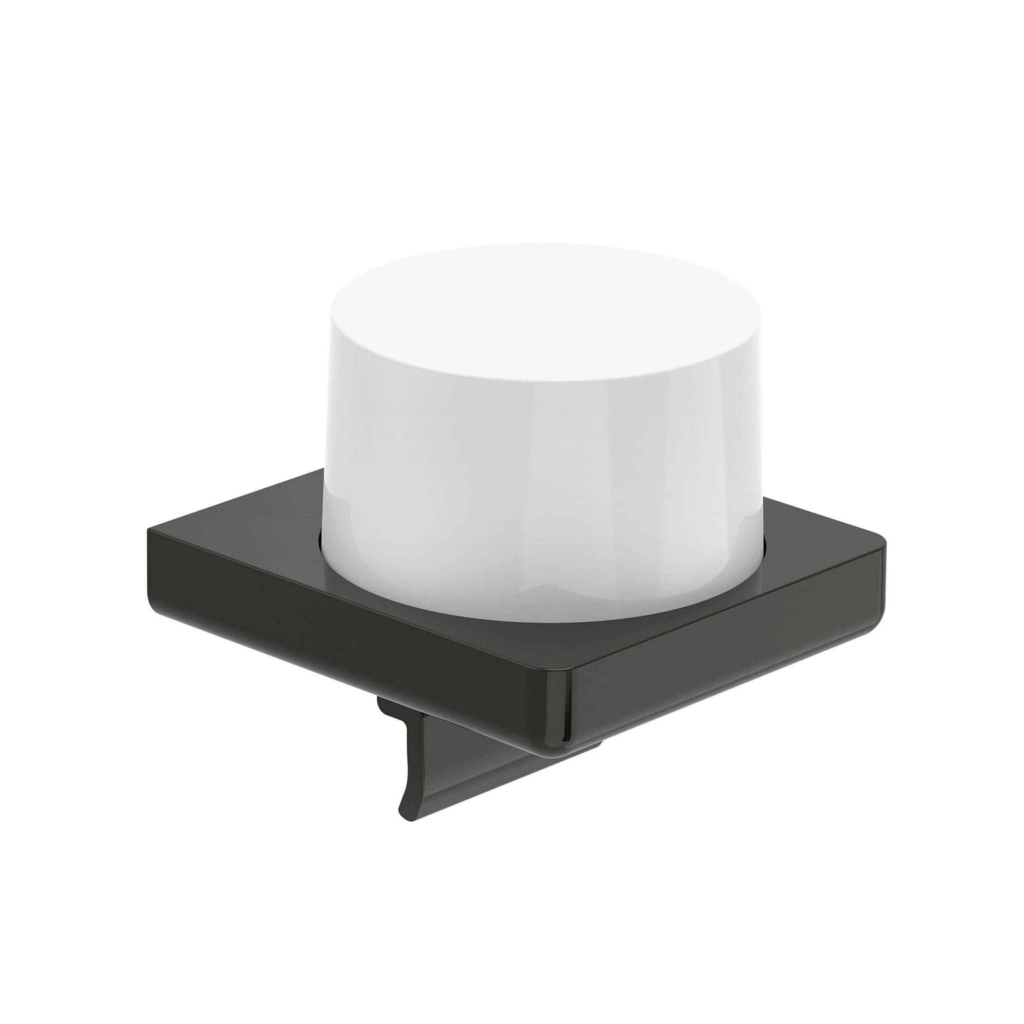 Dispensador de Jabón Tempo Metal Negro 12x11x11.3 cm