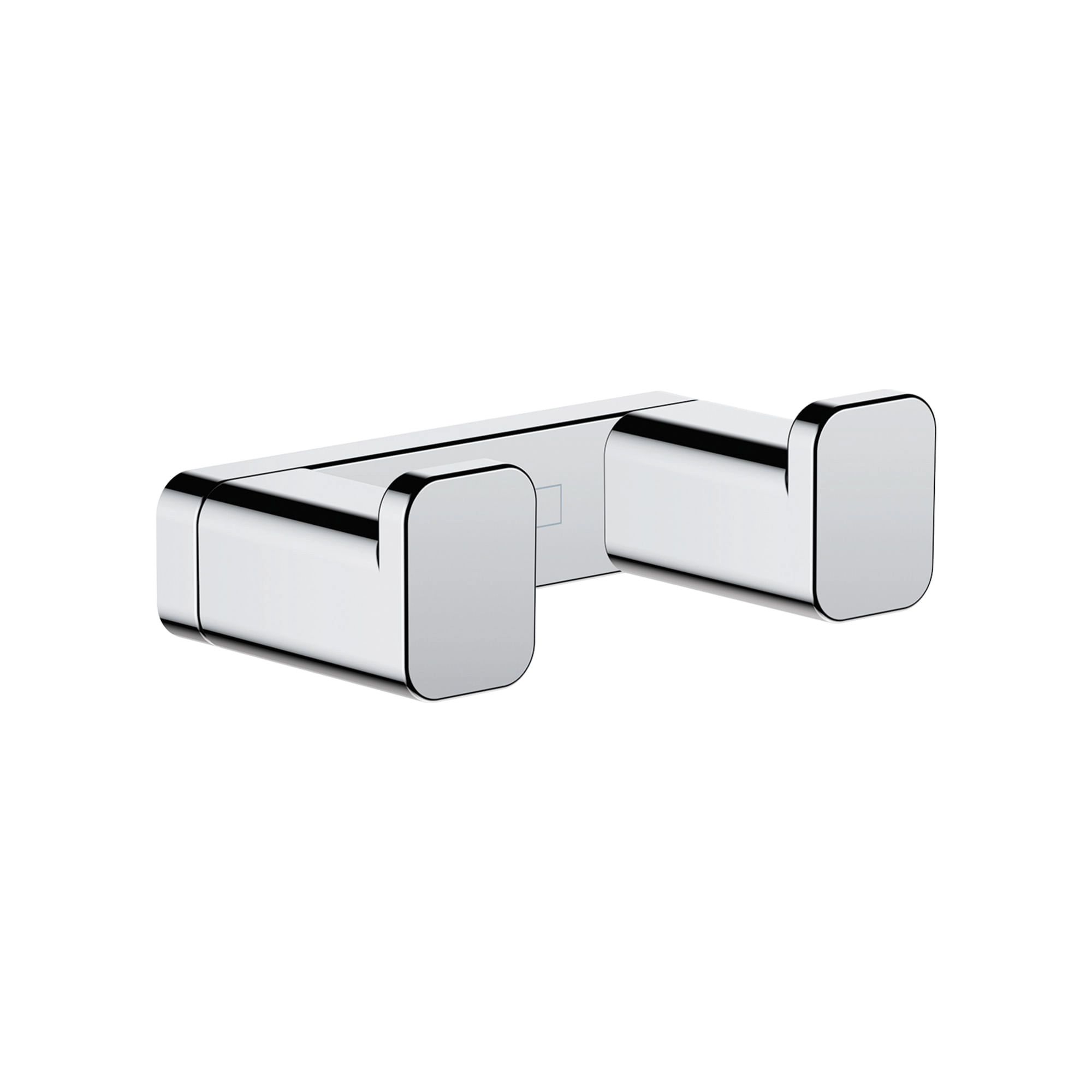 Percha Addstoris Doble Metal Cromado 6.6x3.6x2.1 cm