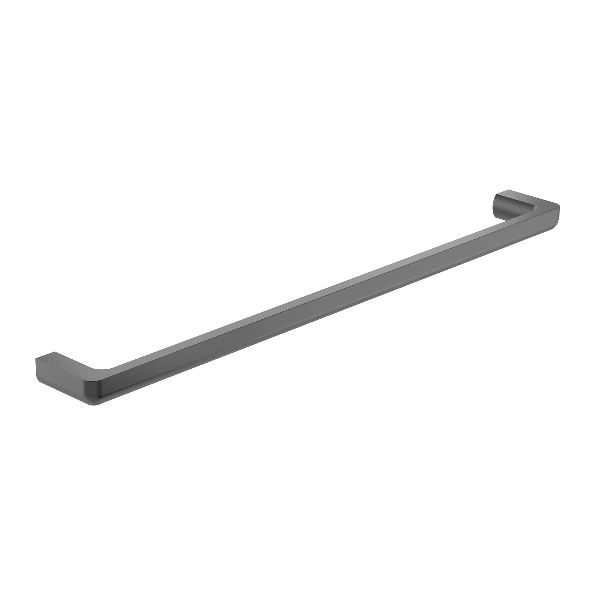 Toallero Tempo de Barra Metal Negro 60x7x2.5 cm