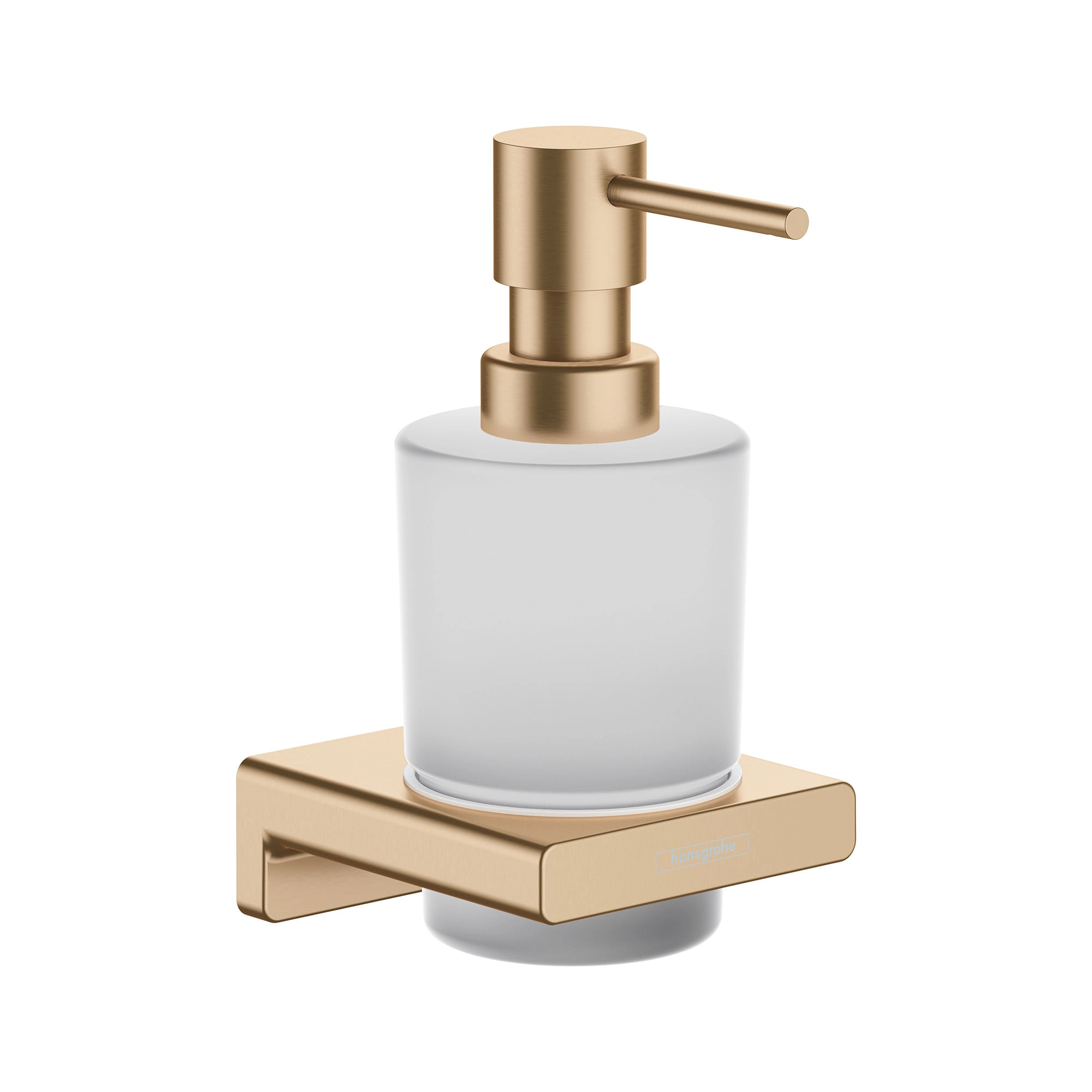 Dispensador de Jabón Addstoris Vidrio y Aluminio Bronce 8.1x9.1x15.8 cm