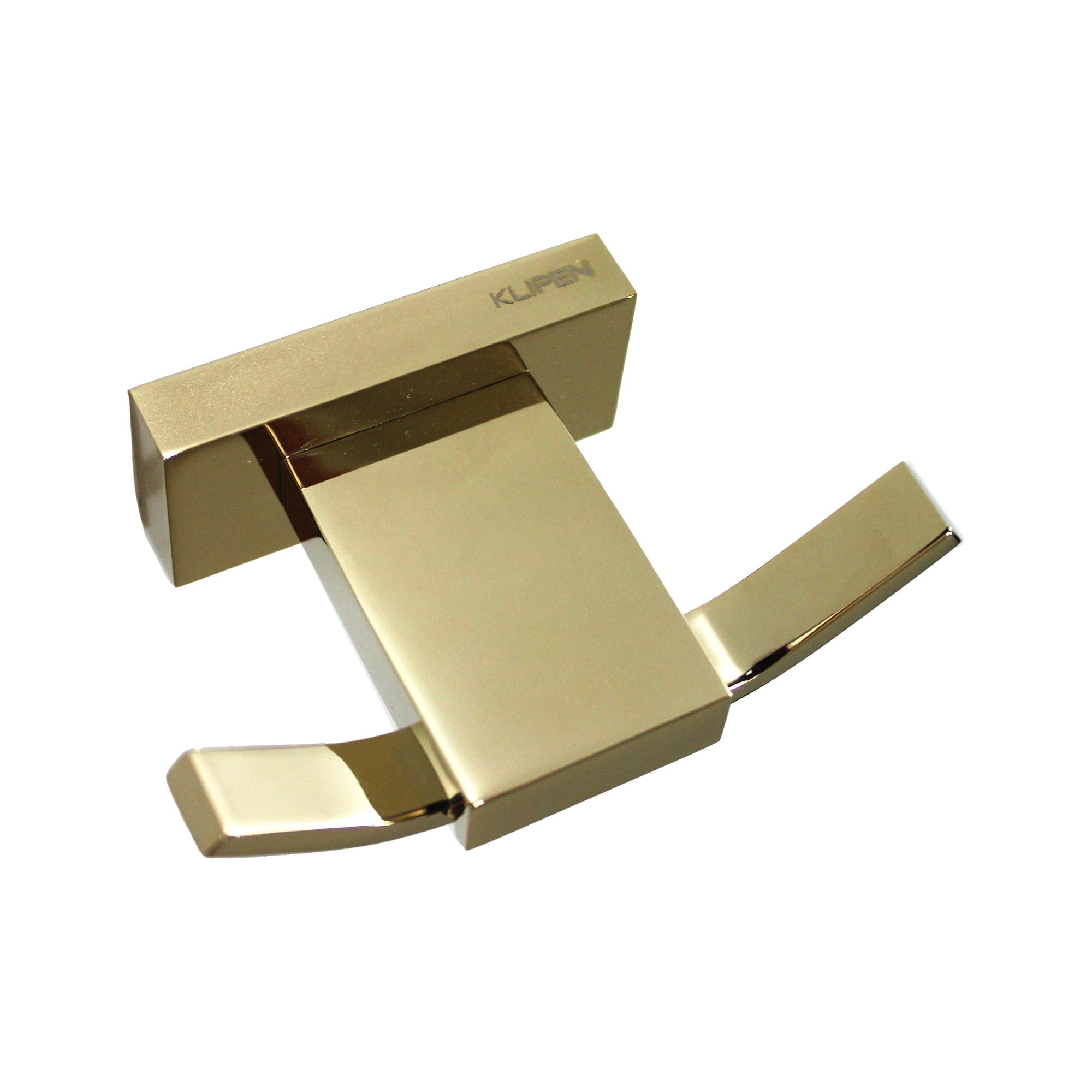 Percha Atlas Doble Latón Dorado 8.6x5.5x2.5 cm