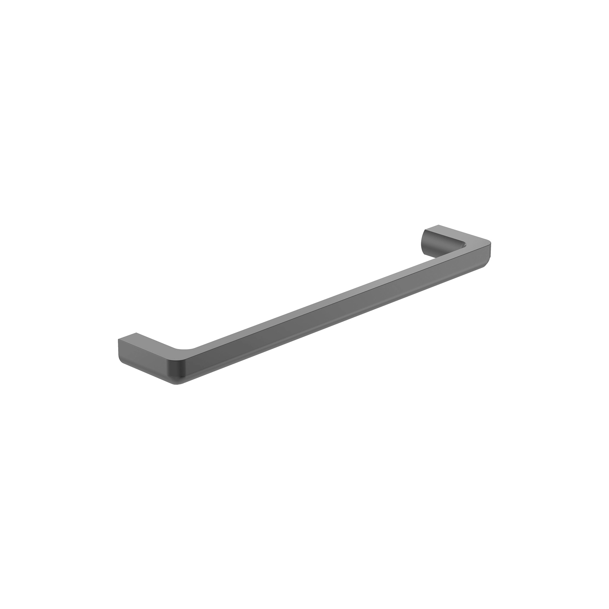 Toallero Tempo de Barra Metal Negro 45x7x2.5 cm