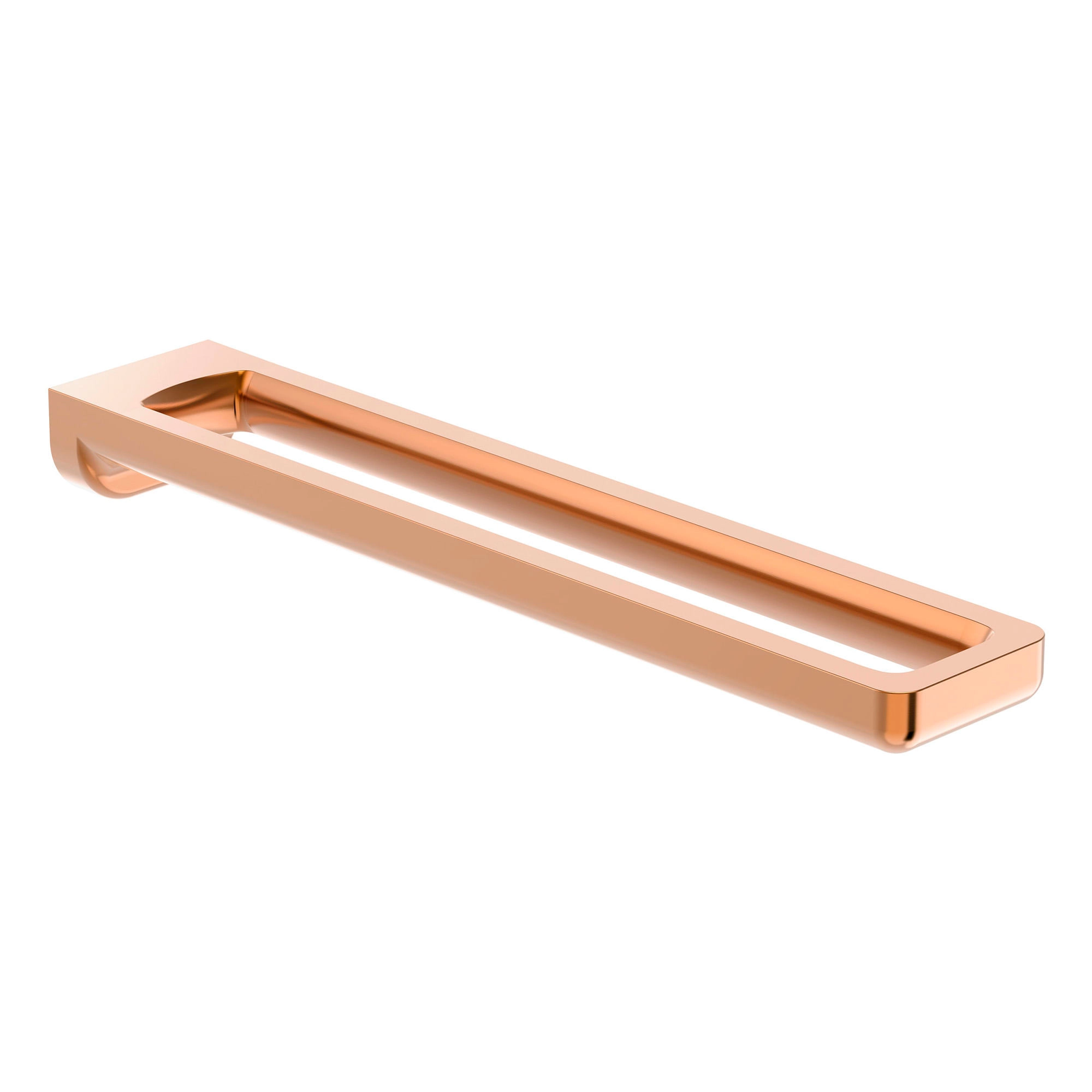 Toallero Tempo de Barra Doble Metal Rosado 42x8x4.6 cm