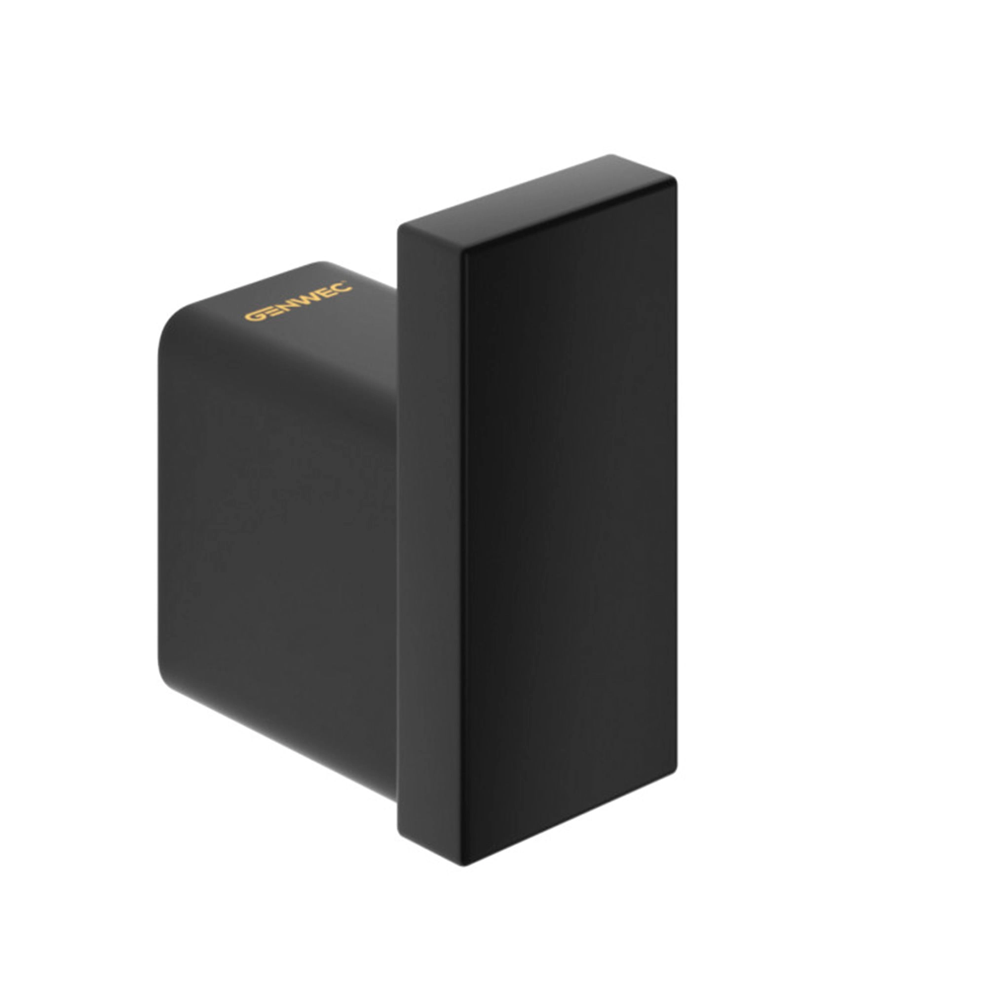 Percha Pompei Simple Acero Inoxidable 304 Negro