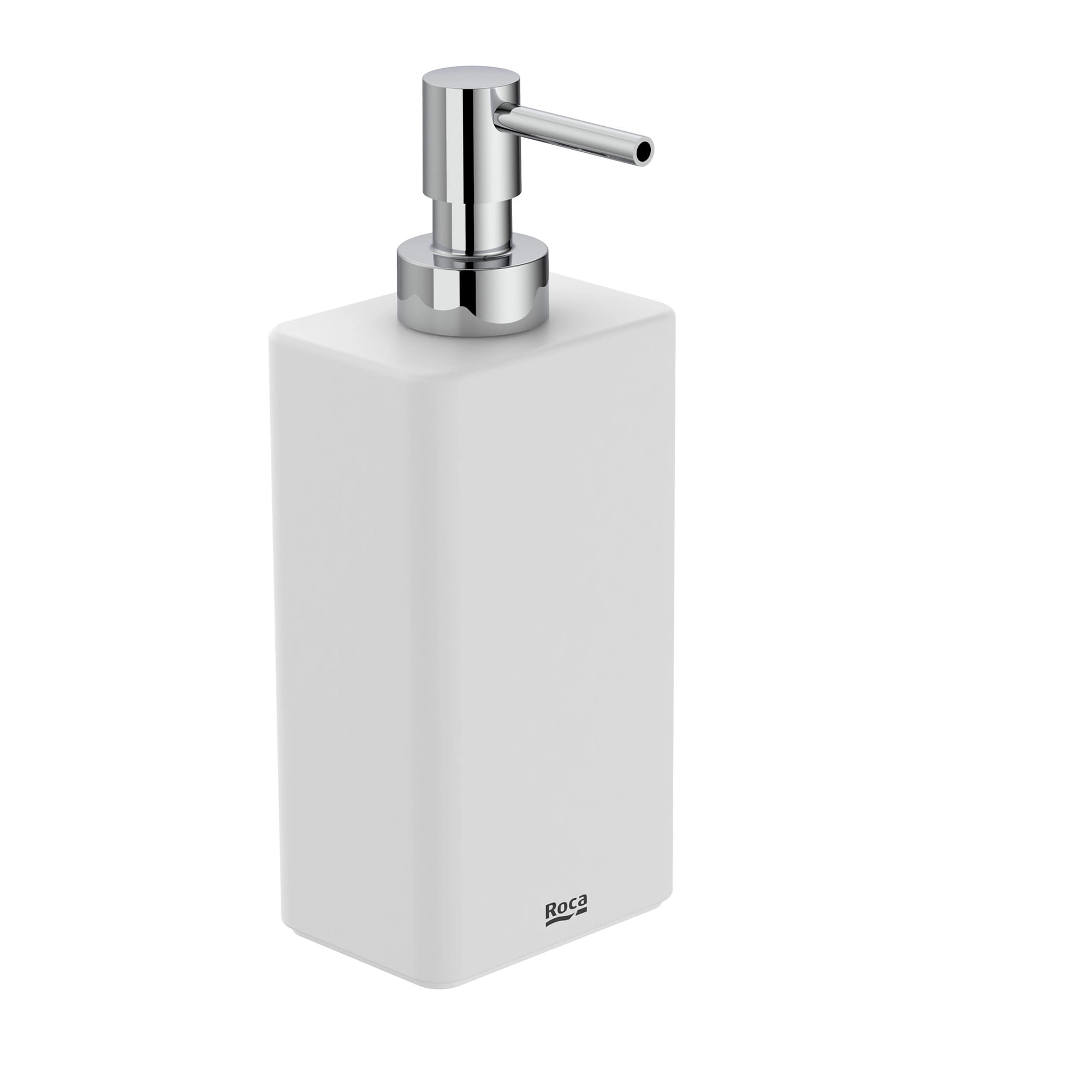 Dispensador de Jabón Ona Plástico Blanco 5.3x7.3x18.2 cm