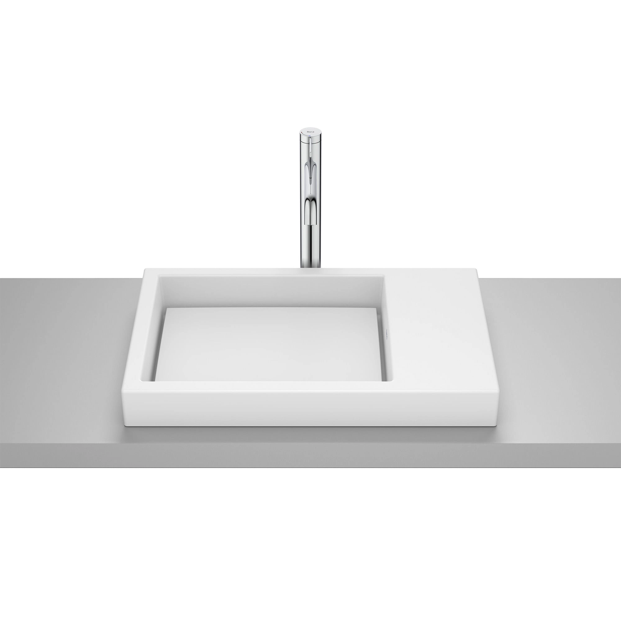 Lavamanos de Sobreponer Horizon Skyline Blanco Mate 600x380x70 mm