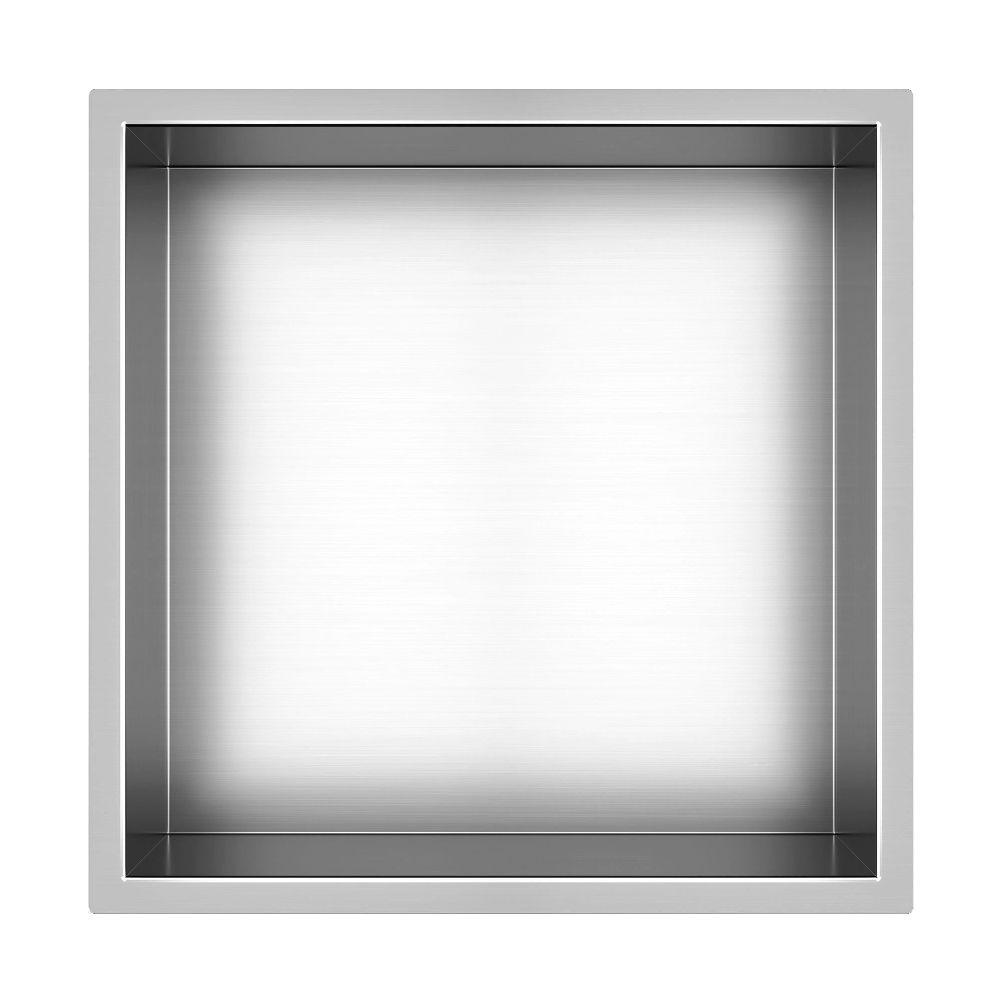 Nicho de Ducha Block Acero Inoxidable 304 Gris 33x33x10 cm