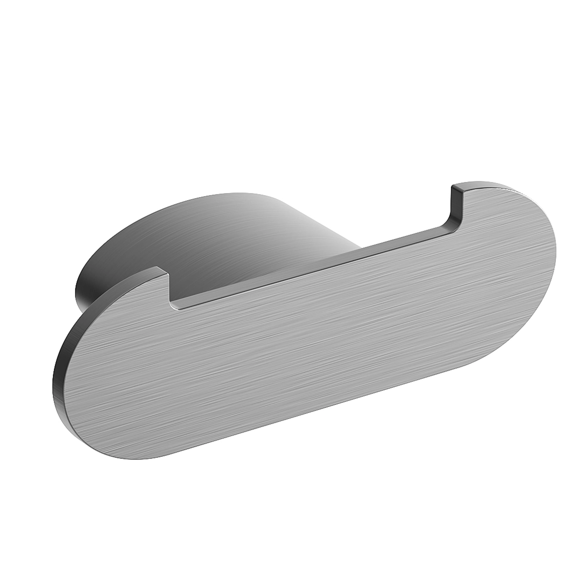 Percha Urban Doble Acero Inoxidable Gris 7.8x4x2.8 cm