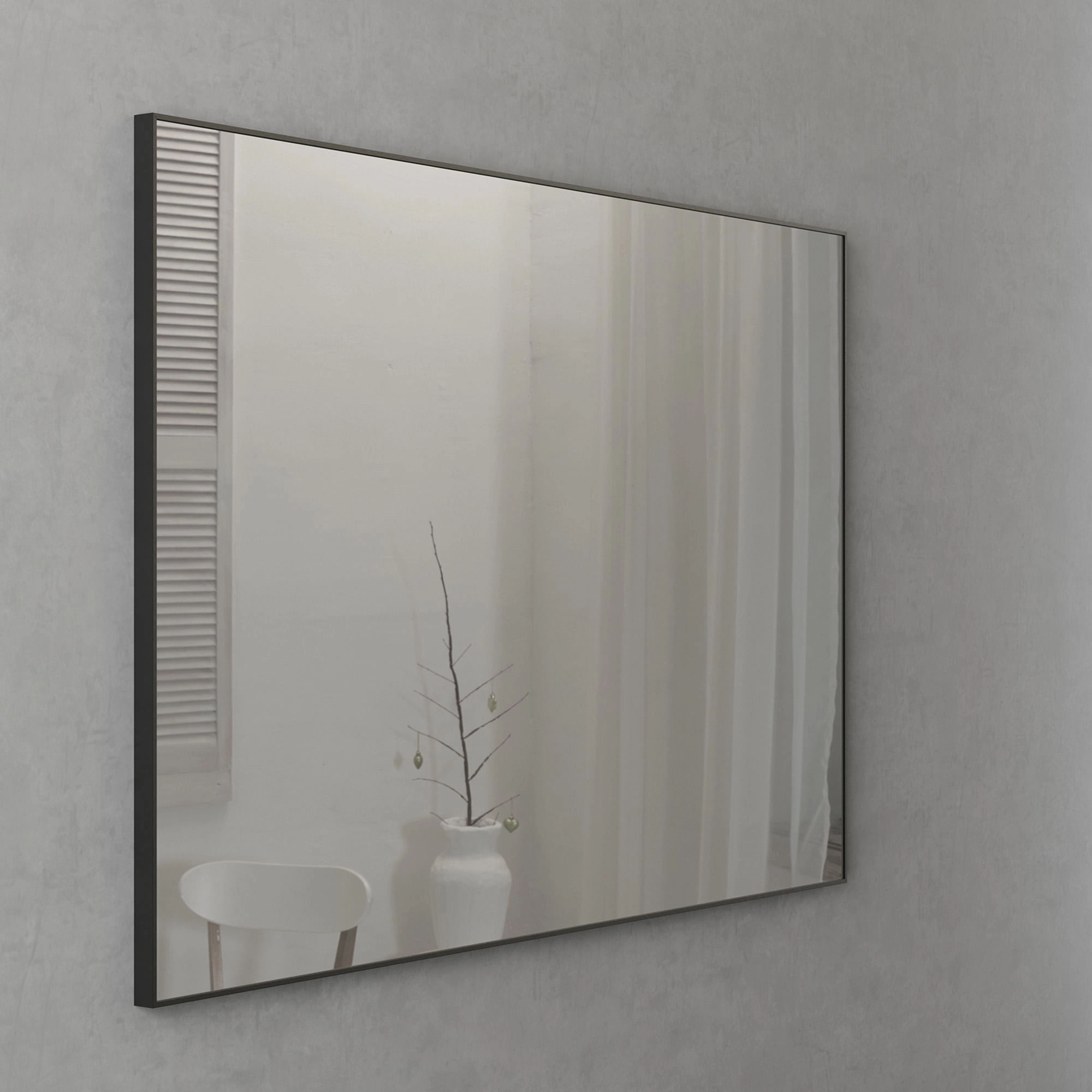 Espejo Lyle-N Rectangular Negro 60x90 cm