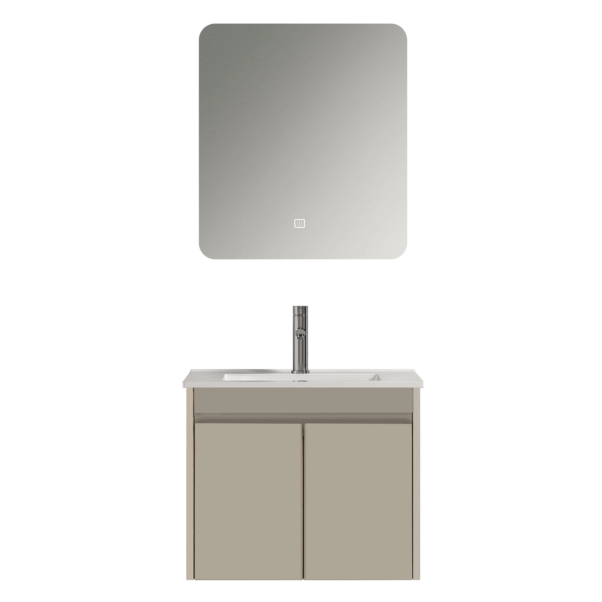 Mueble de Baño Nepal con Lavamanos 800x470x495 mm 2 Puertas Beige