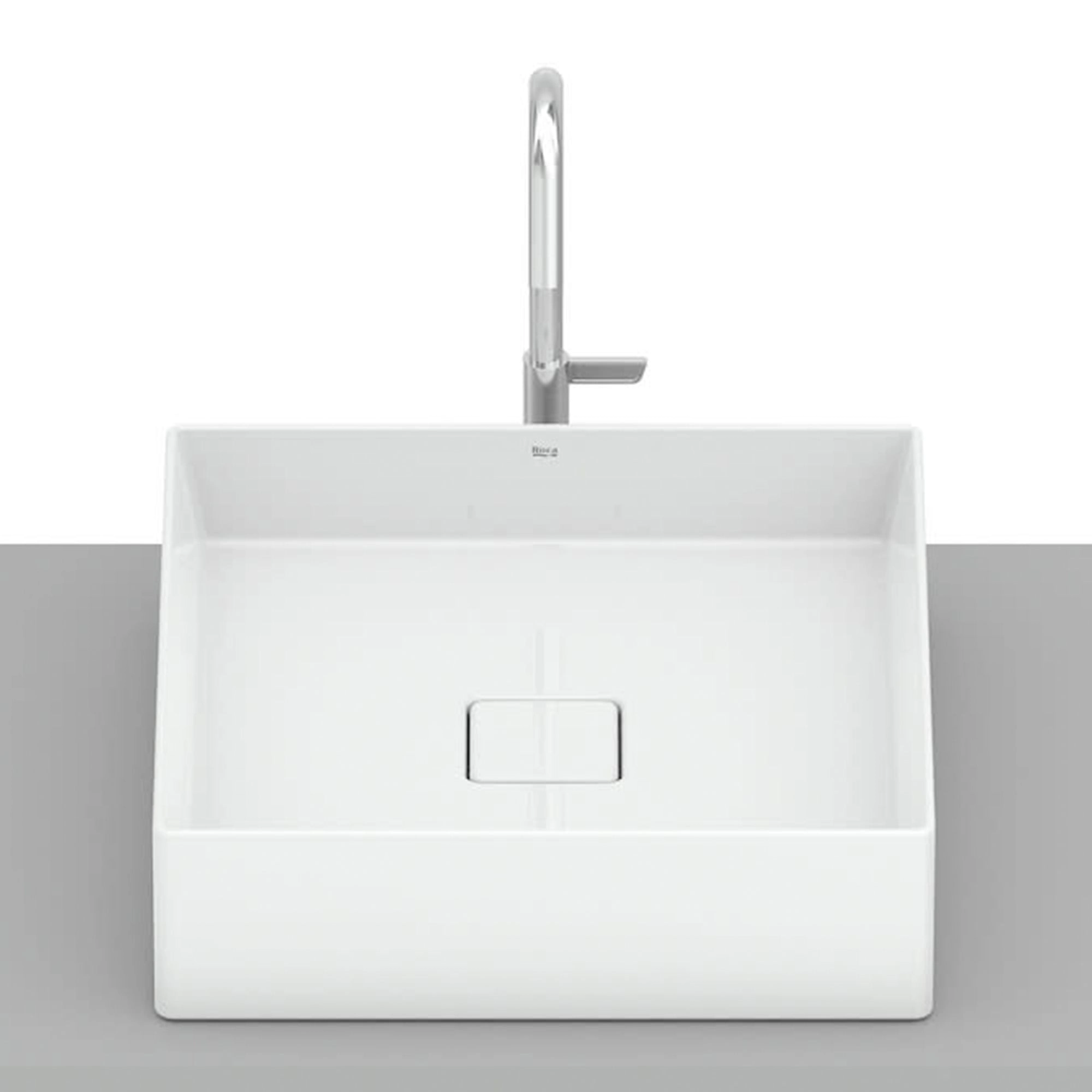 Lavamanos Terra T5 Cuadrado Blanco Brillante 400x400x125 mm