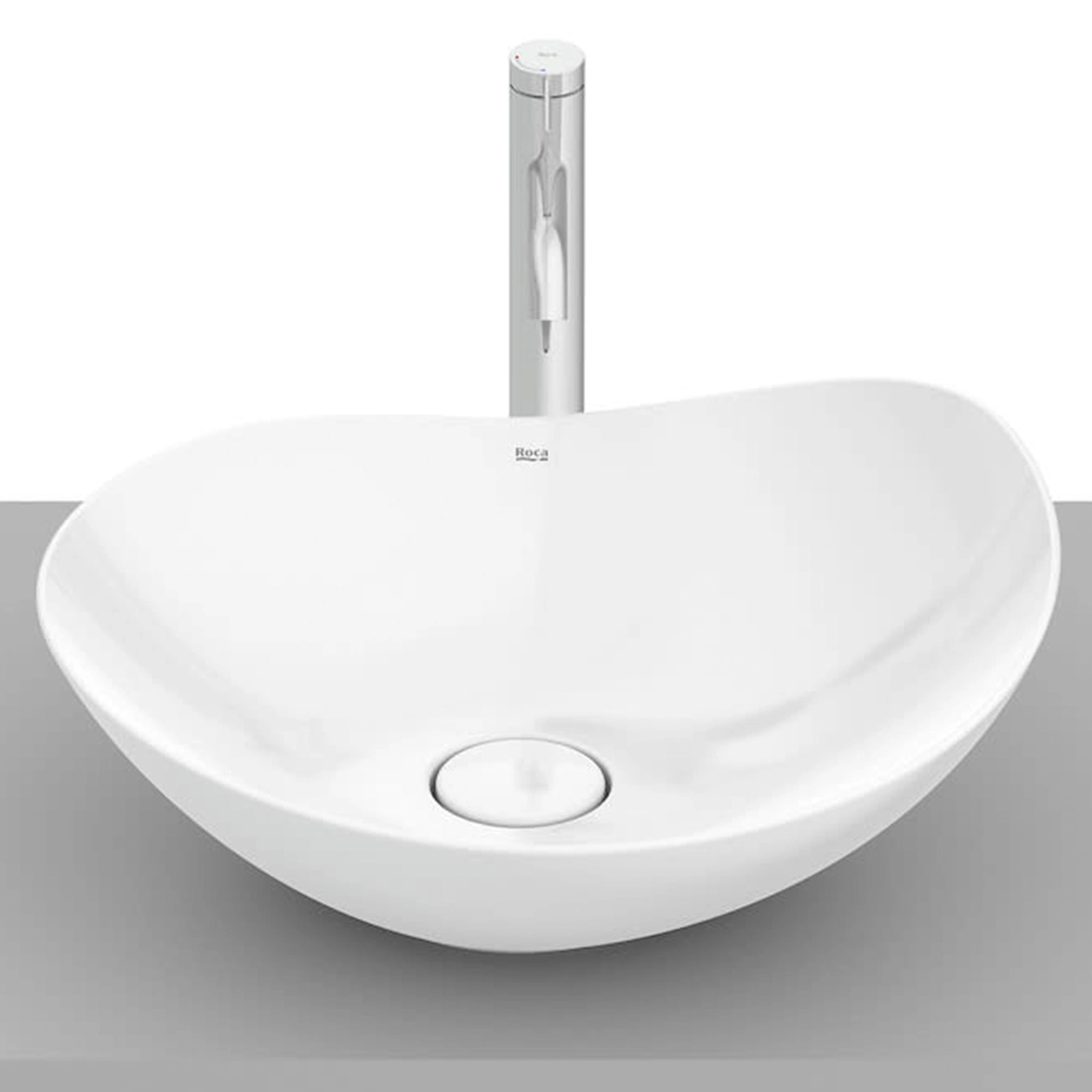 Lavamanos Ohtake Redondo Blanco Brillante 470x405x145 mm