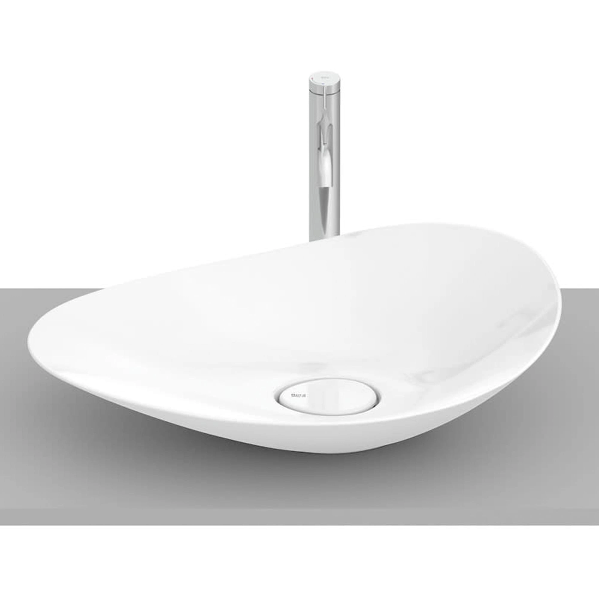 Lavamanos Ohtake Ovalado Blanco Brillante 625x385x182 mm