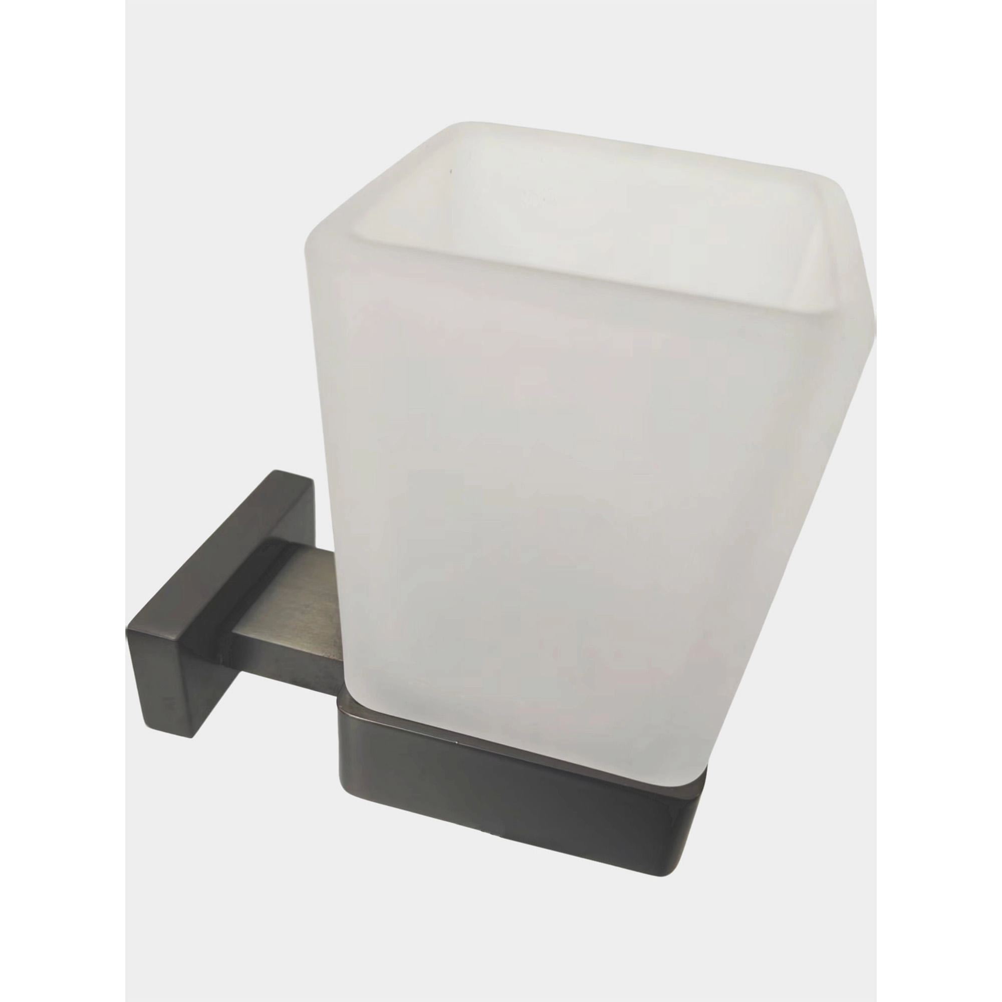 Portavaso Atlas Latón Grey Mate 6.4x10x9.8 cm