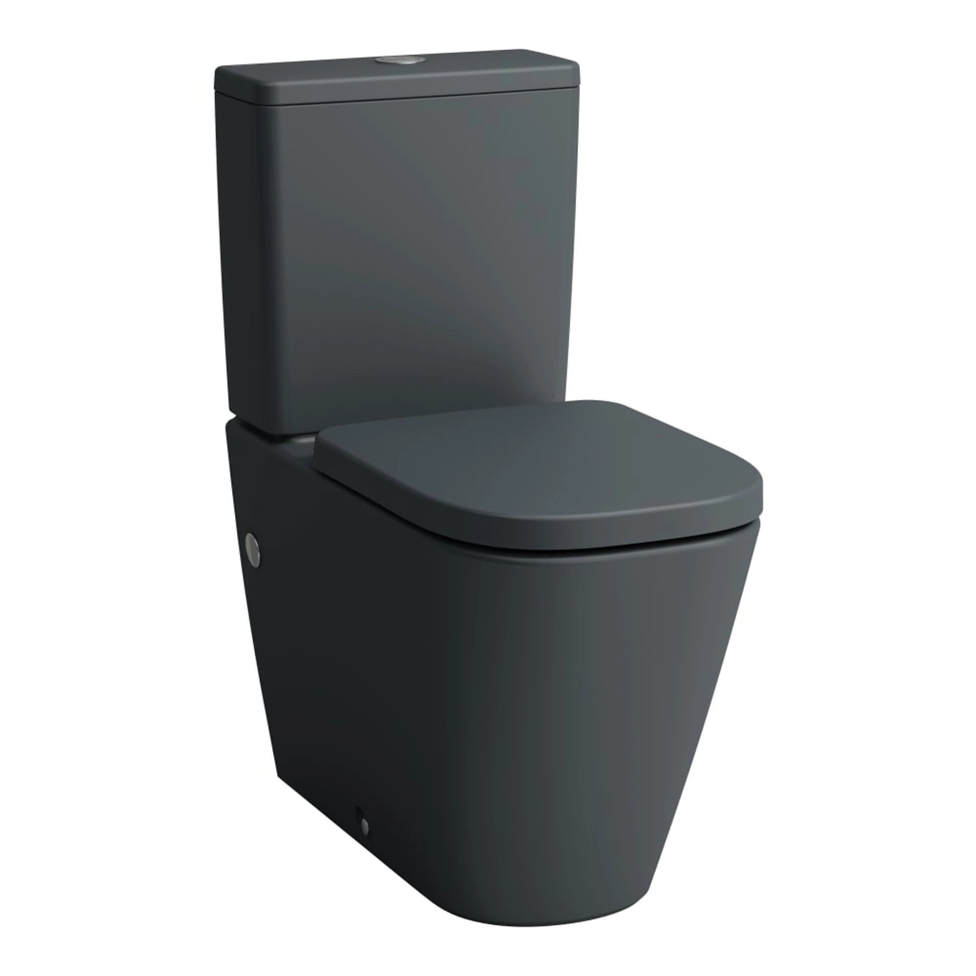 WC Meda Dual Descarga a Piso Rimless Grafito 360x440x680 mm
