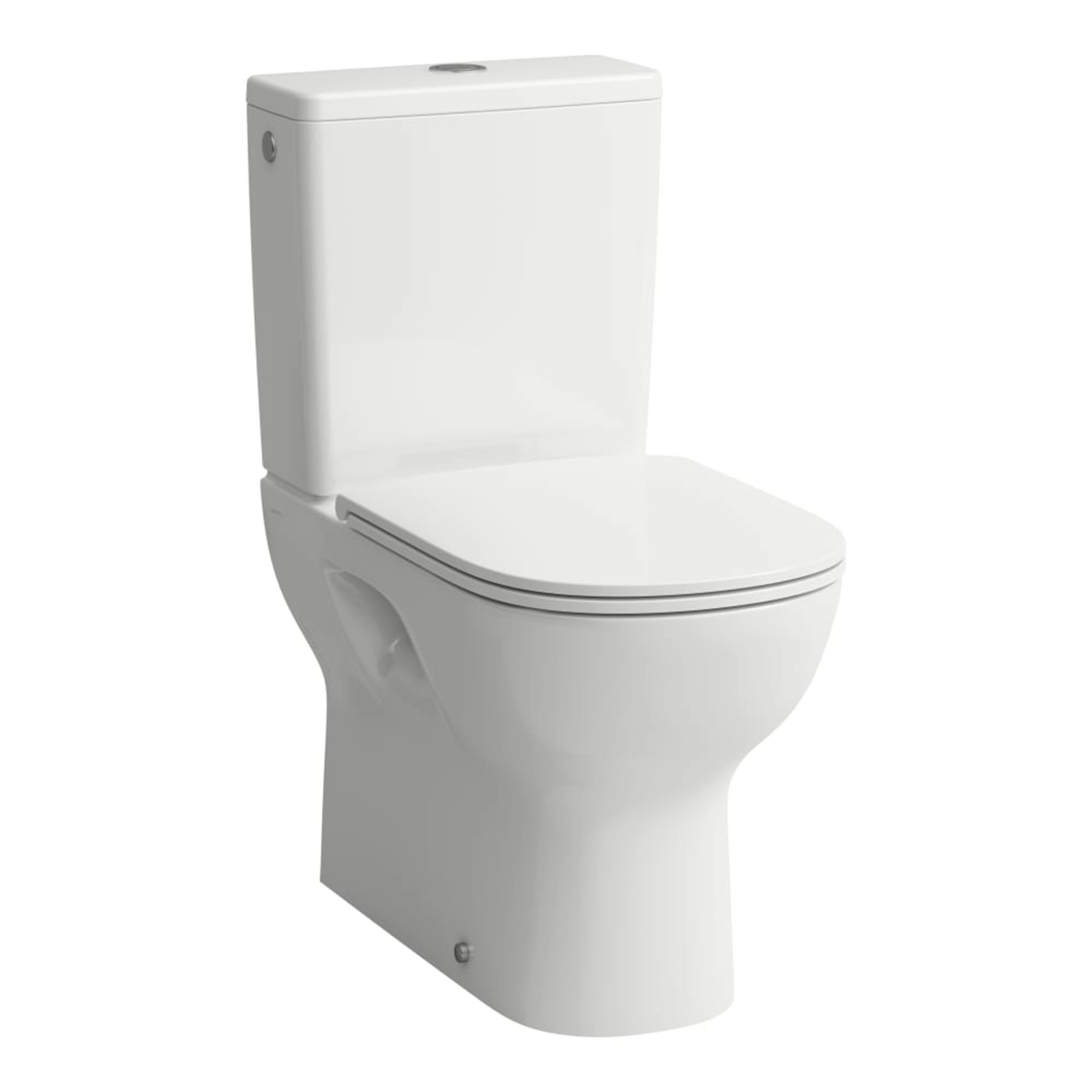WC Lua Dual Descarga a Piso Rimless Blanco 360x420x650 mm